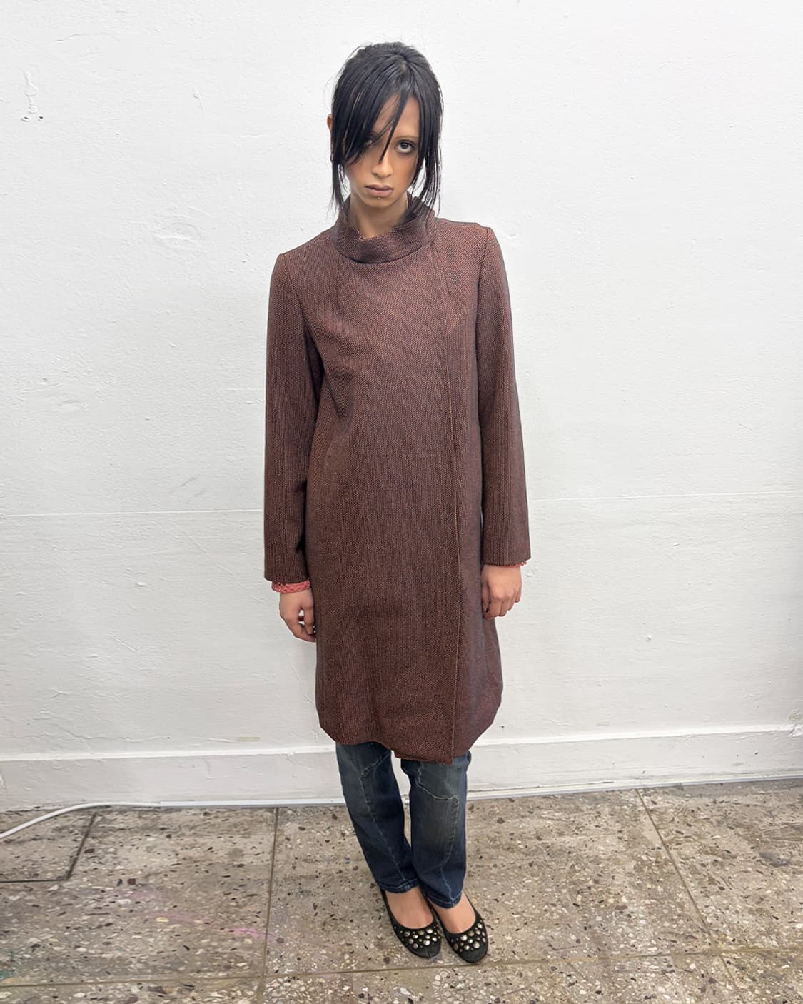 90s 아페쎄 홀로그램 마그네틱 코트 상품이미지5