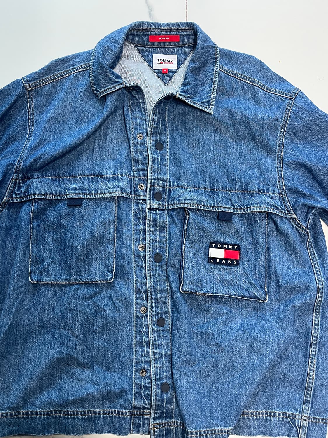 타미진스 데님 반팔 셔츠 상품이미지3