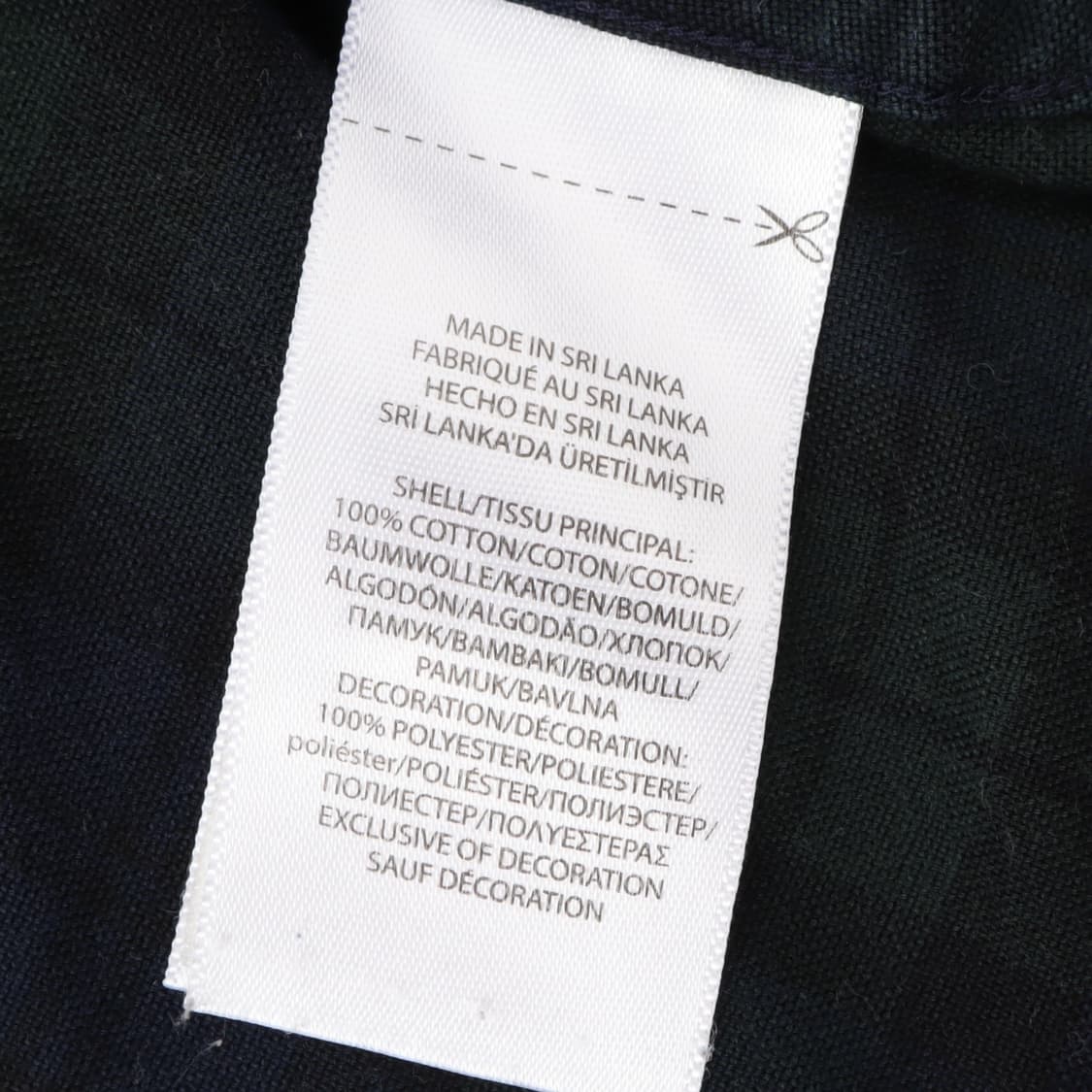 폴로 랄프로렌 플래그 블랙와치 타탄체크 셔츠 상품이미지9