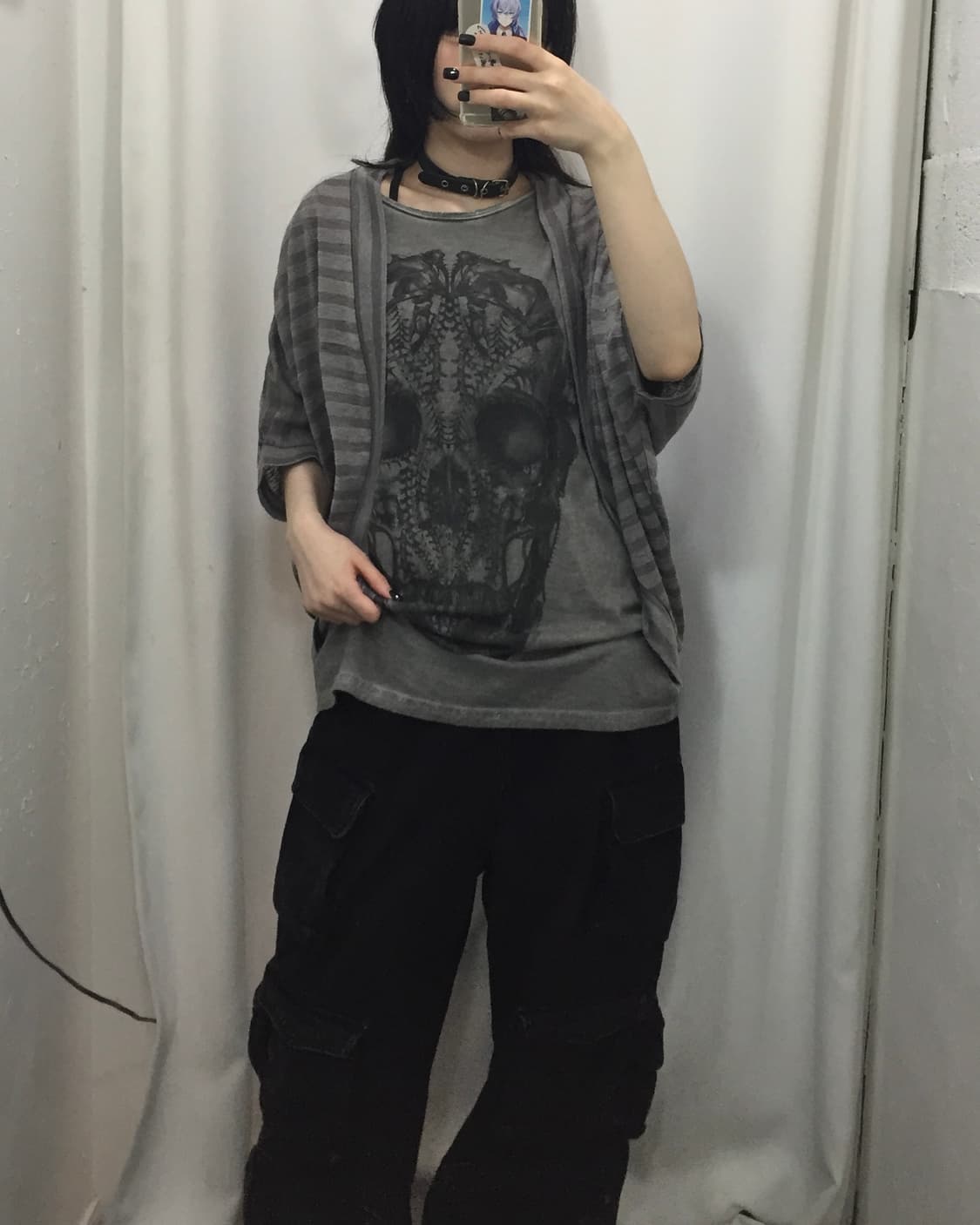 스컬 프린팅 코디 🕶️ 상품이미지3