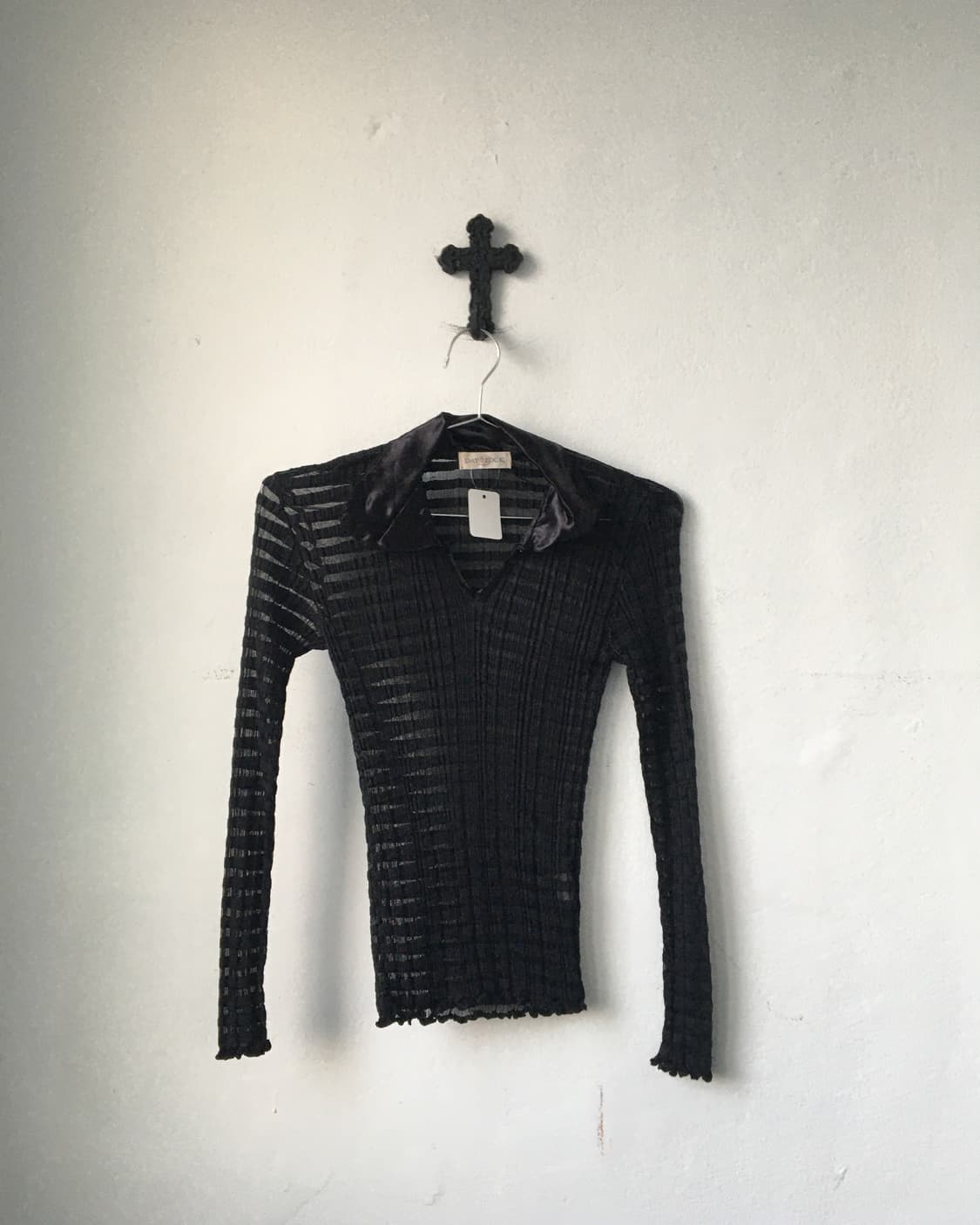 Slim fit pattern pk sleeve 상품이미지2