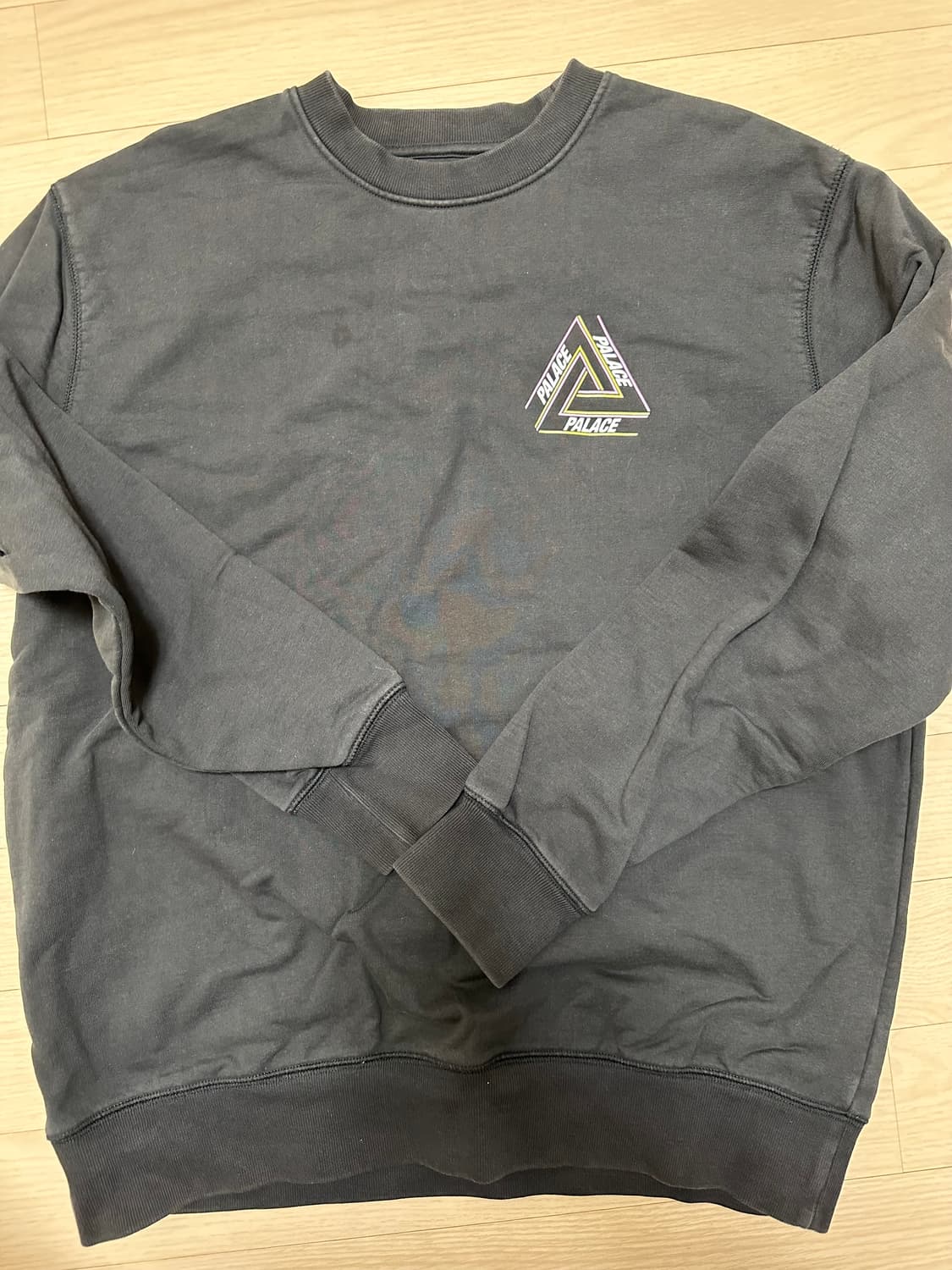 [XL]팔라스 베이지컬리 트라이퍼그 크루넥 블랙 상품이미지3