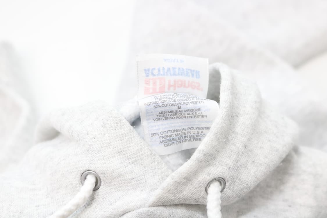 헤인즈 Hanes 빈티지 액티브웨어 로고 프린팅 그레이 후드티셔츠 상품이미지7