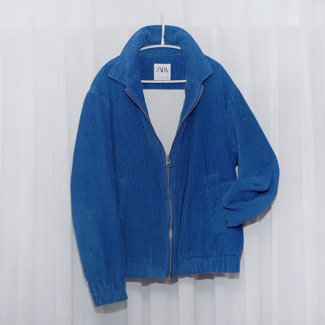 자라 (ZARA) 빅코듀로이 집업 블루종 자켓 (M / 100+) 상품이미지1