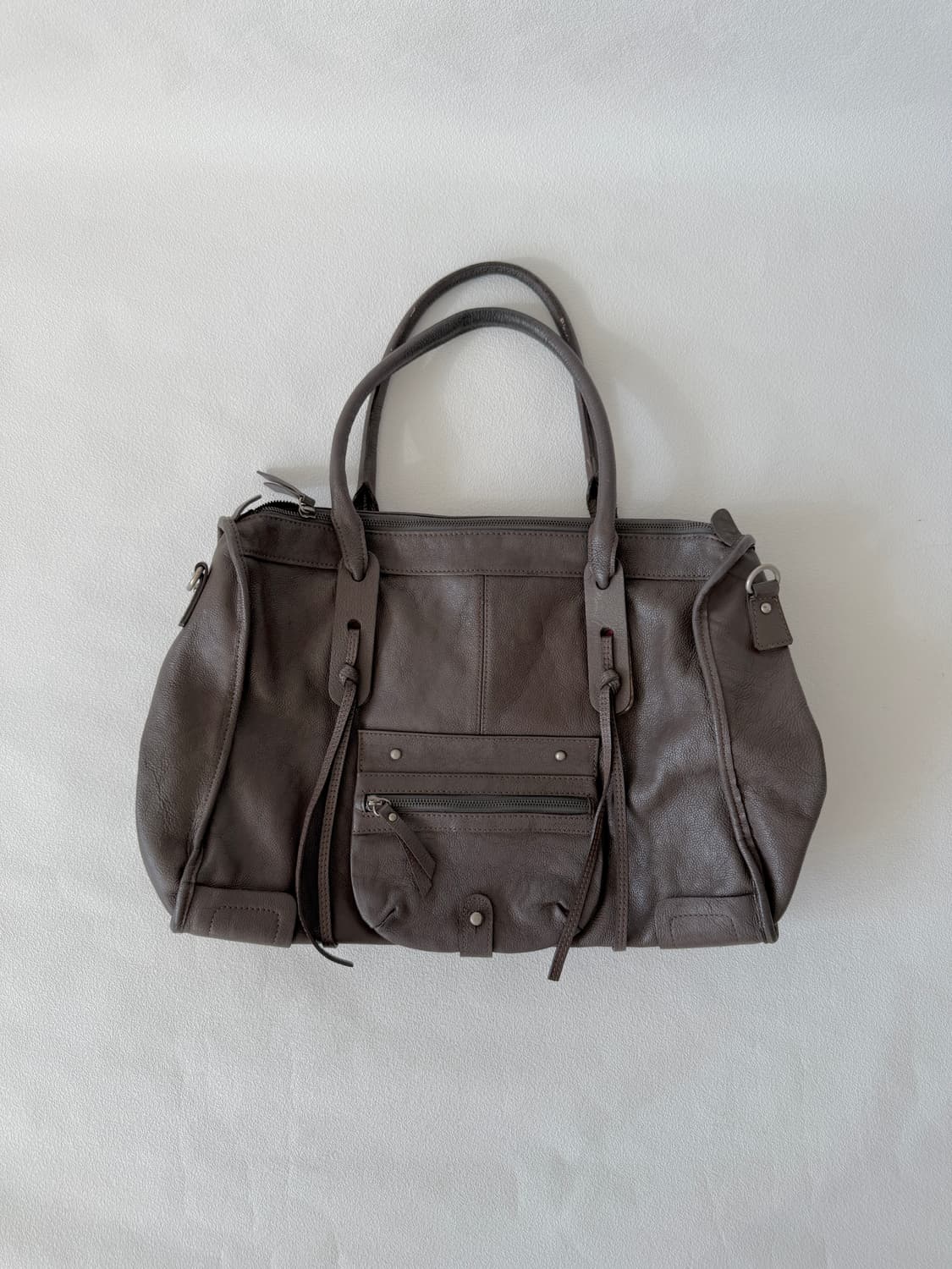 Pre owned 레더 숄더백(큰사이즈) 상품이미지1