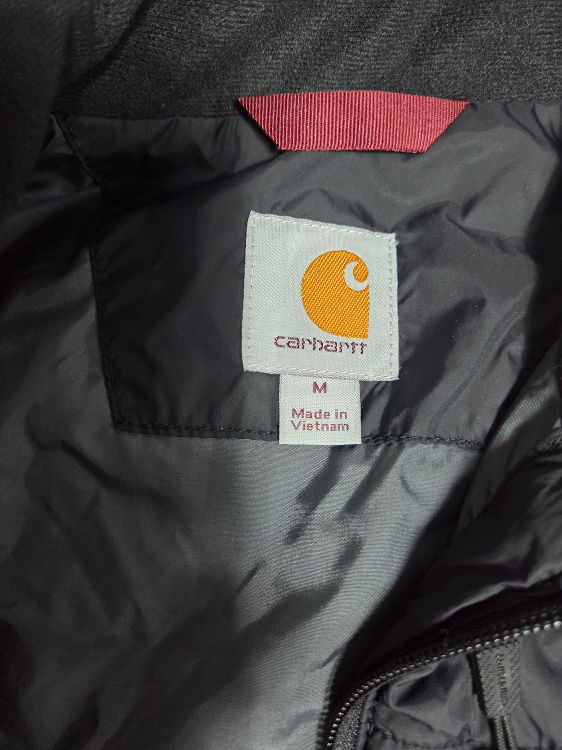 Carhartt 칼하트 블랙컬러 경량 베스트 집업 상품이미지3