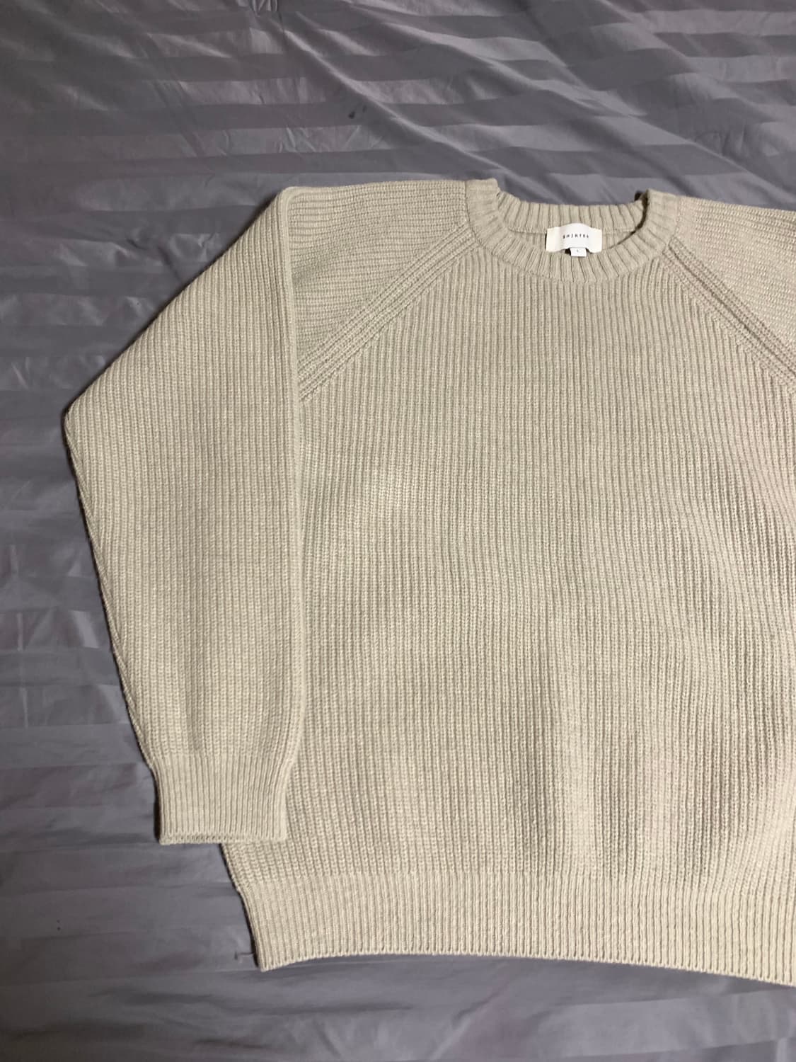 셔터 울 청키니트 상품이미지5