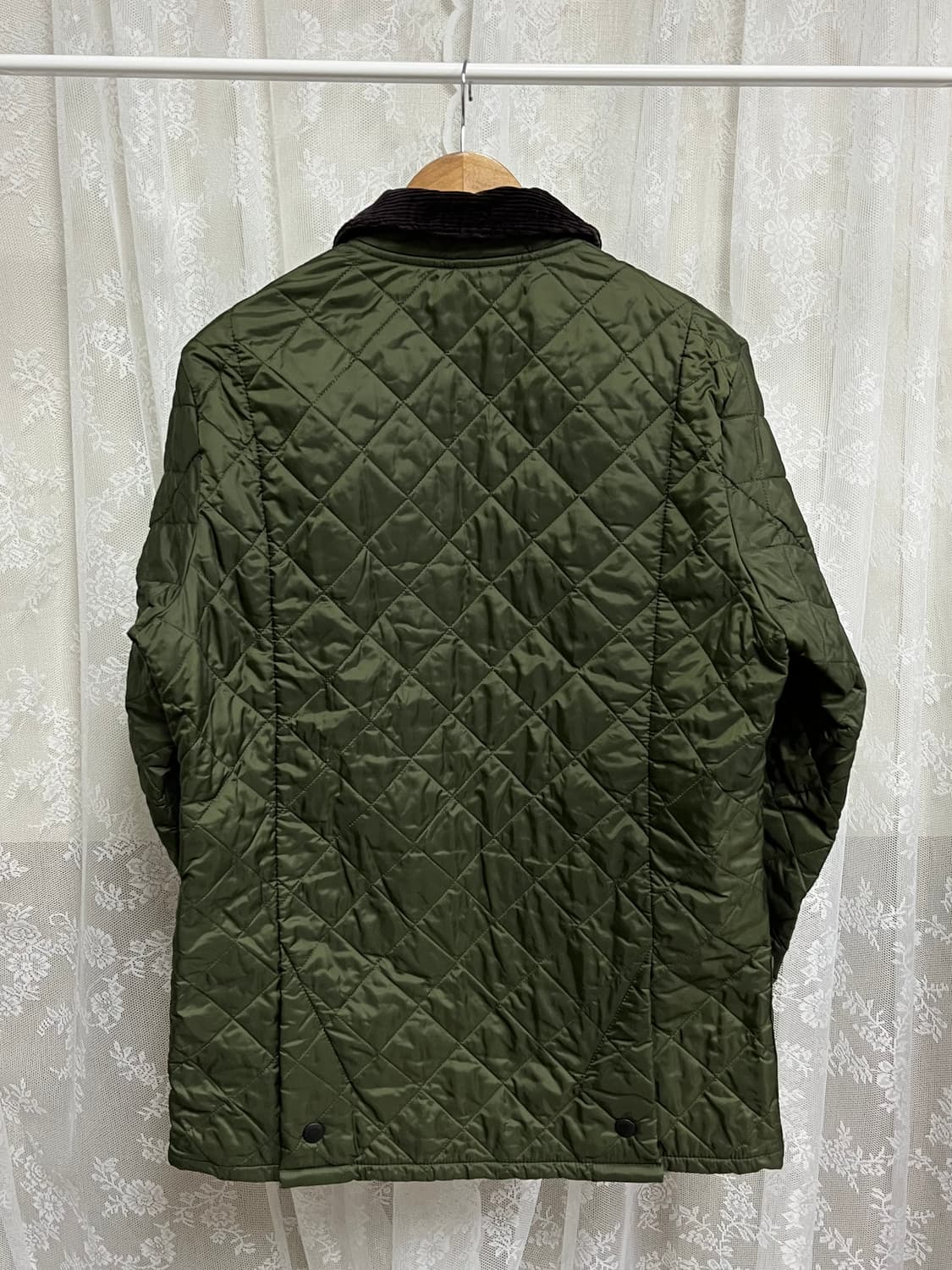 L) 바버 Babour 퀼팅 자켓 카키 상품이미지2