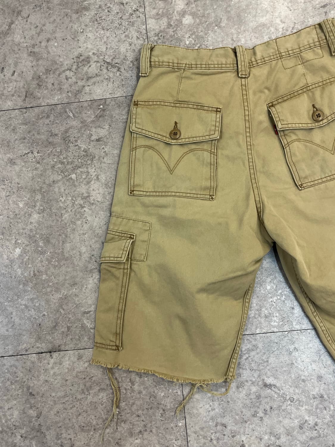 리바이스 카고 하프 팬츠 베이지 W28 L30 #csz3381 상품이미지7