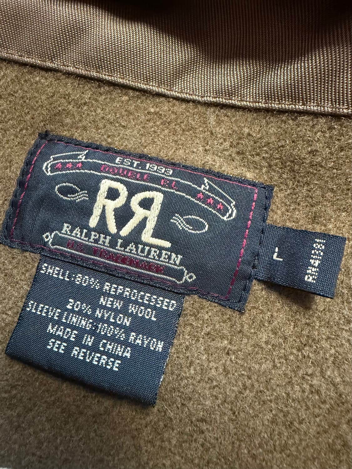 rrl 더블알엘 프랑스군 m64 모티브 야상 상품이미지5