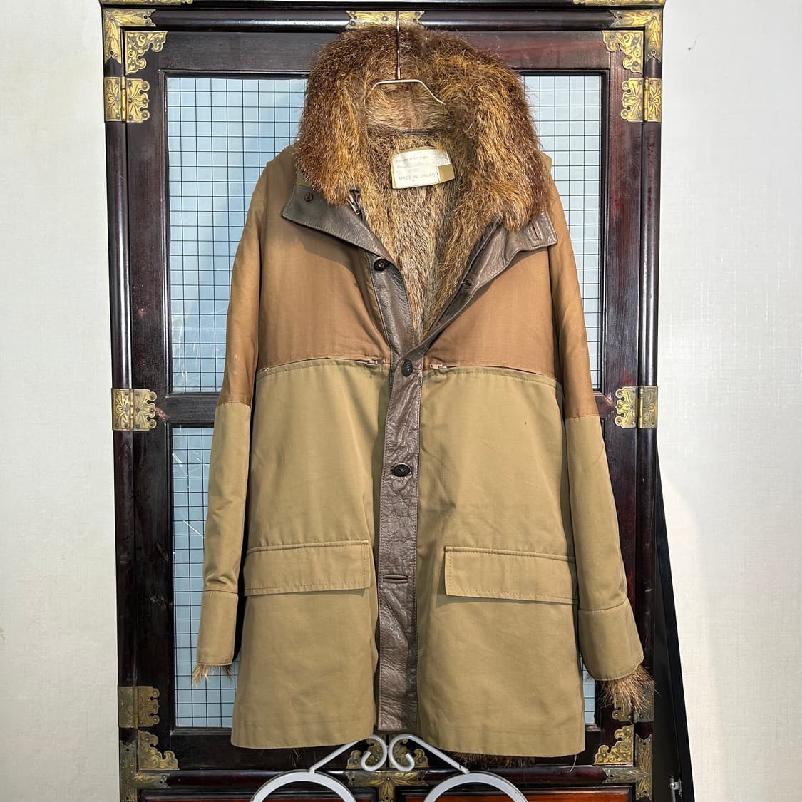 1970s 빈티지 핀란드 퍼 헌팅 자켓 상품이미지3
