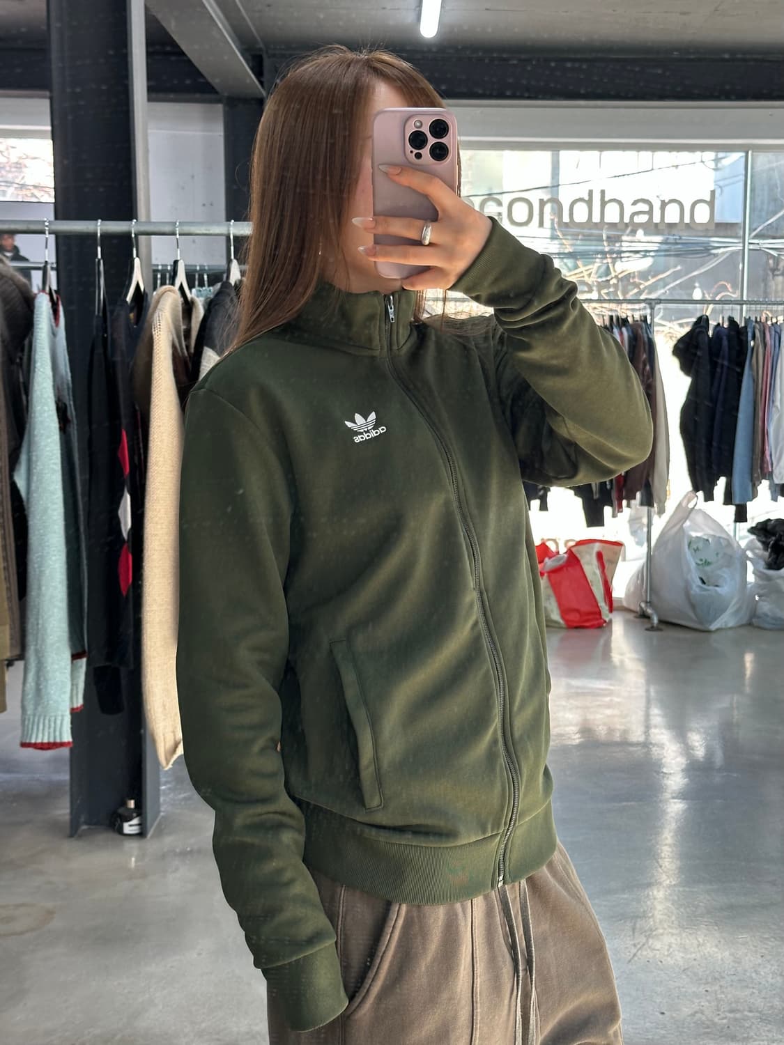 아디다스 에센셜 카키 져지 상품이미지4