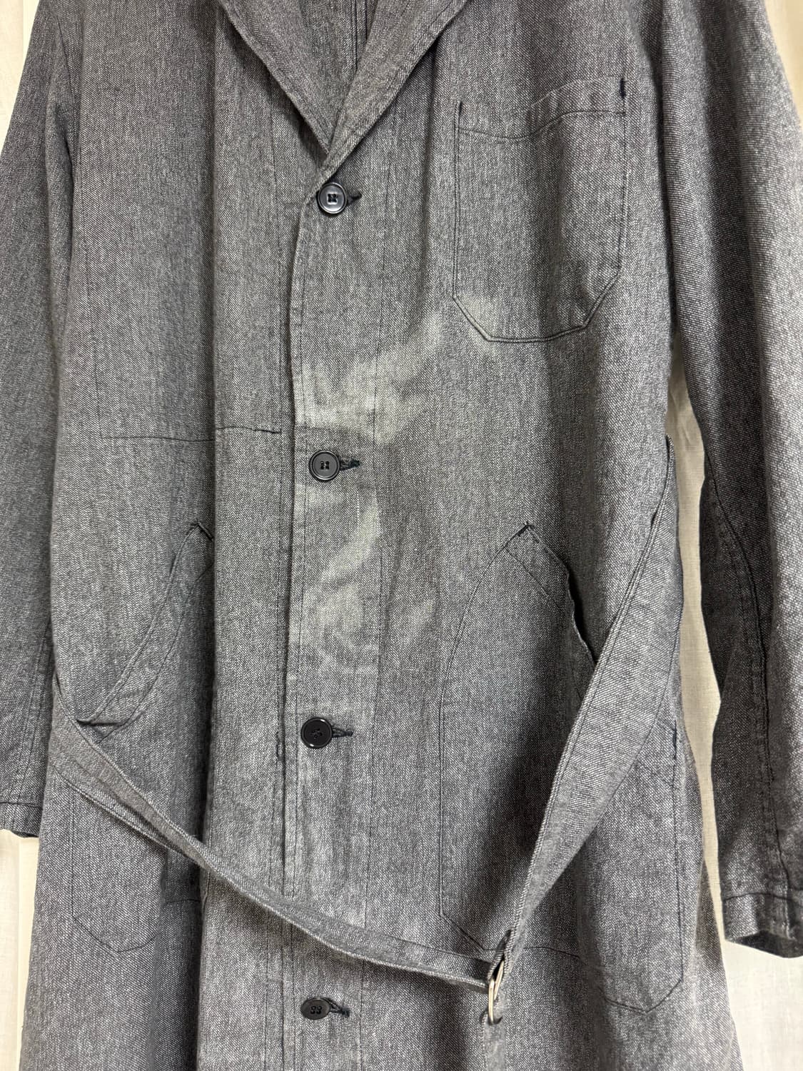 70s 빈티지 / 프렌치 워크코트, 페퍼엔솔트 샵코트 / 실측참조 해 상품이미지2