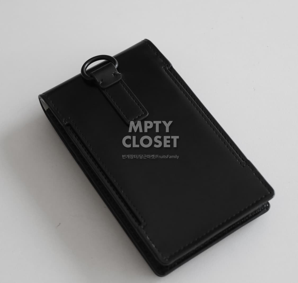 준지 복스 가죽 카드지갑 블랙 상품이미지2