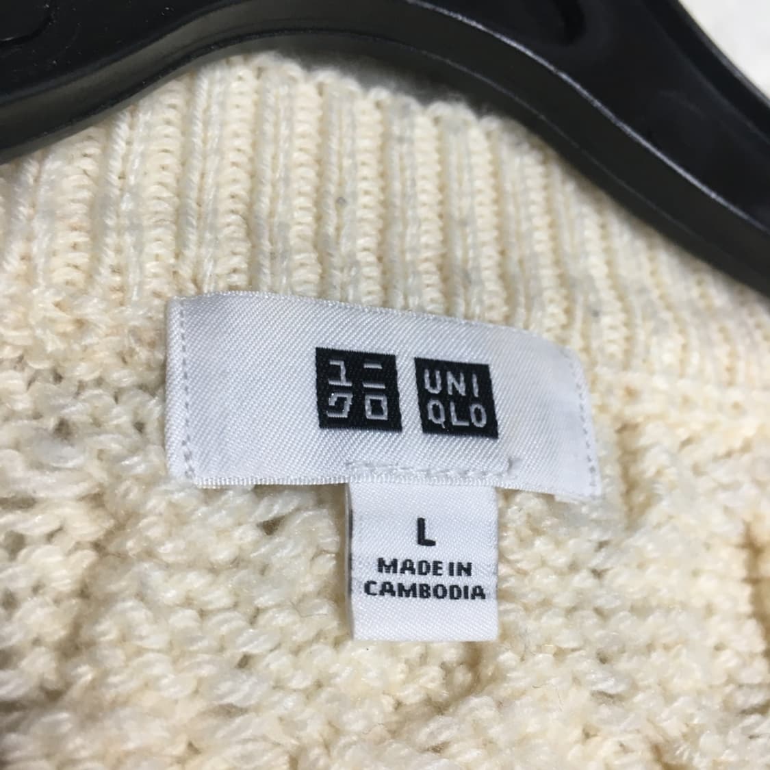 유니클로 라운드넥니트 CC25 상품이미지2