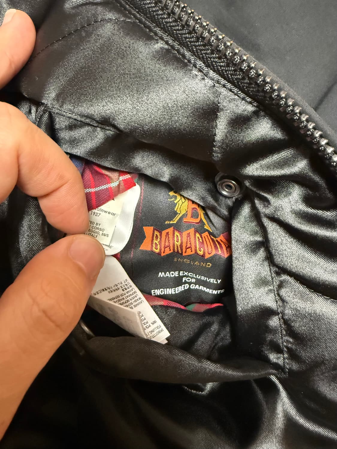 엔지니어드 가먼츠 x 바라쿠타 ma-1 자켓 상품이미지3