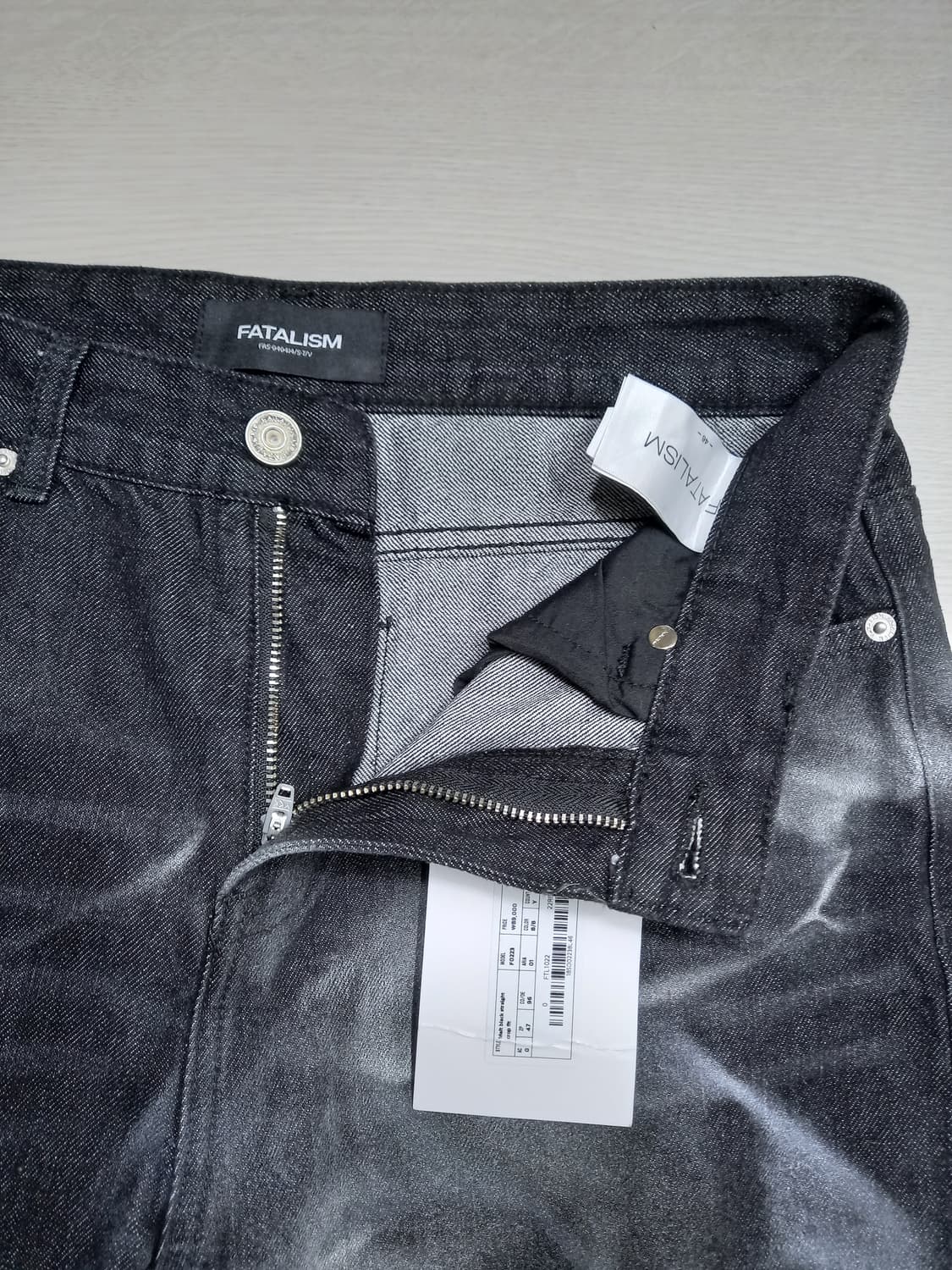 29 새상품 FATALISM 여성용 일자진 블랙 커스텀 29-544 상품이미지6