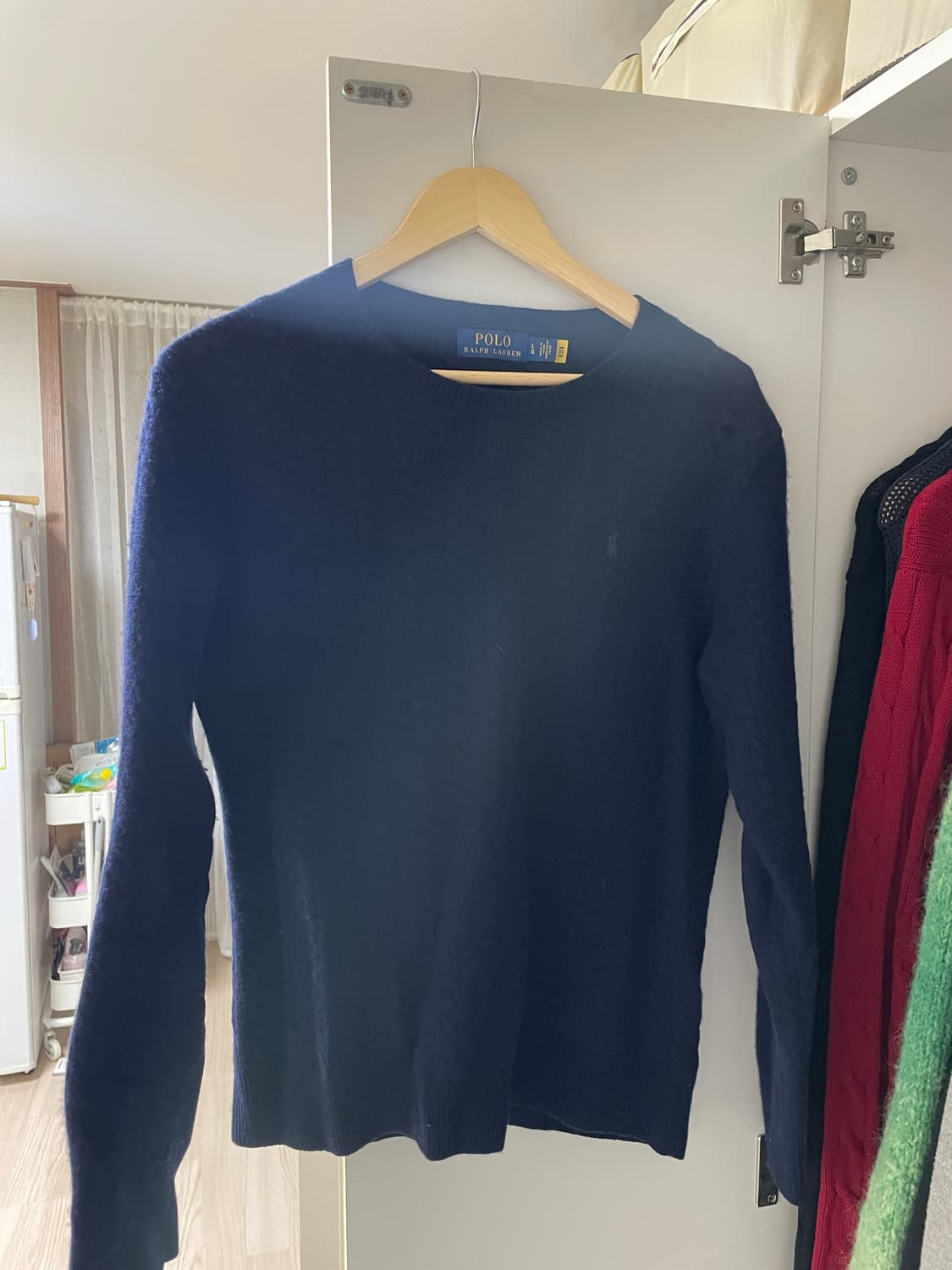 폴로 랄프로렌 울 케이블 니트L(QR정품) 상품이미지2