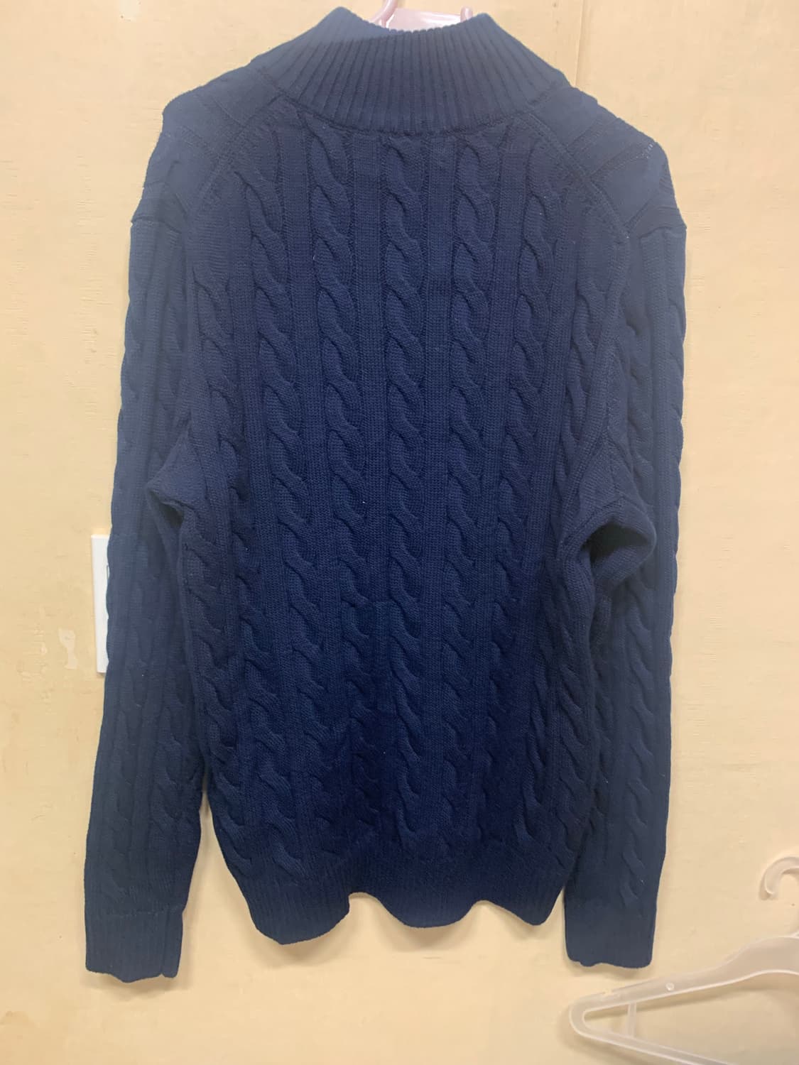 폴로 랄프로렌 반집업니트 네이비 상품이미지2