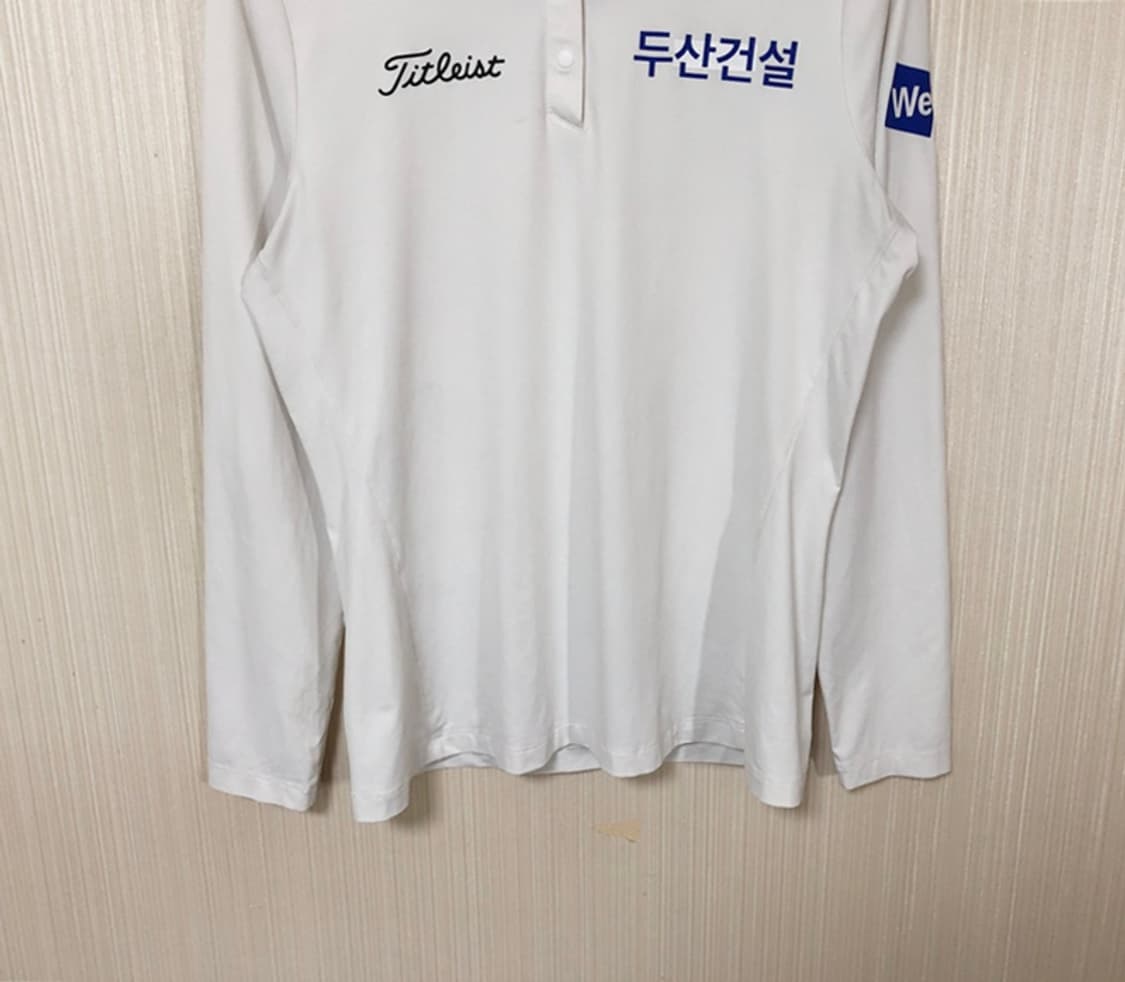 타이틀리스트 두산건설 We've골프단 선수지급실착 골프셔츠 L(95) 상품이미지3