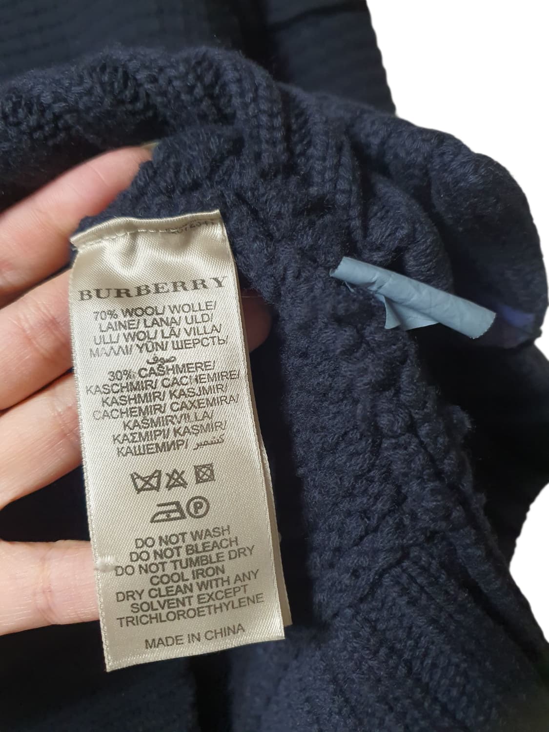 버버리 니트 더블코트 상품이미지9