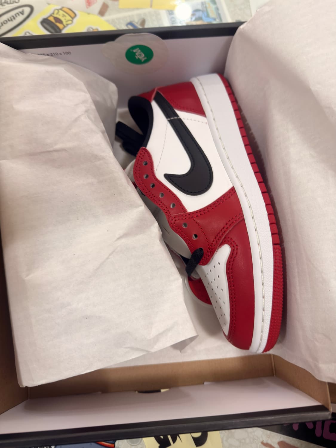 (GS) 조던 1 레트로 로우 OG 시카고 225mm 상품이미지5