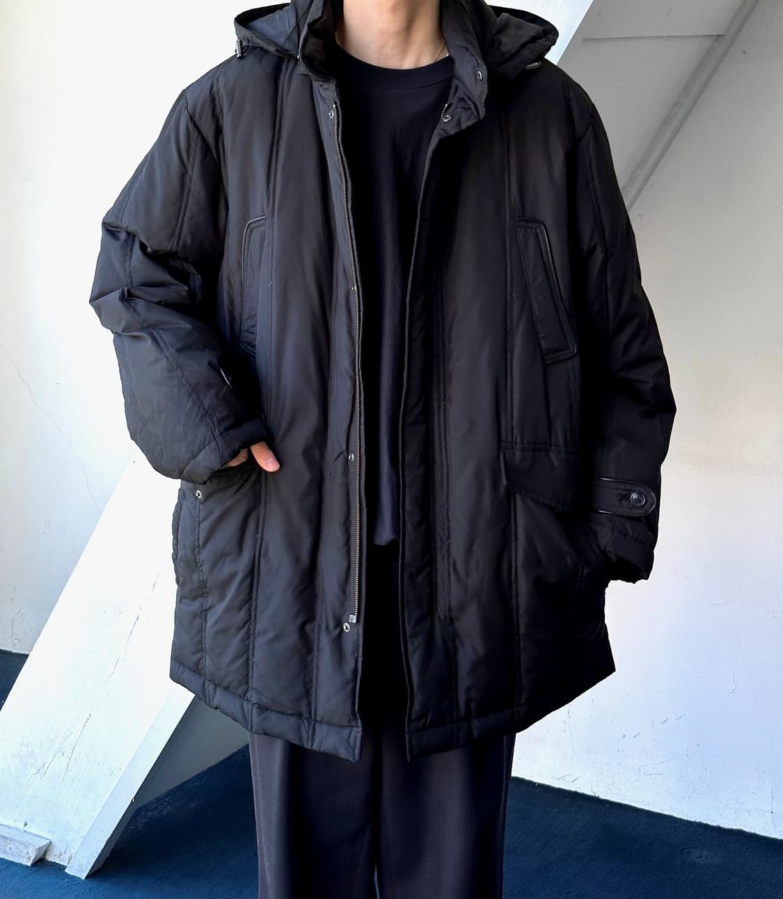 Down padded design coat 상품이미지7