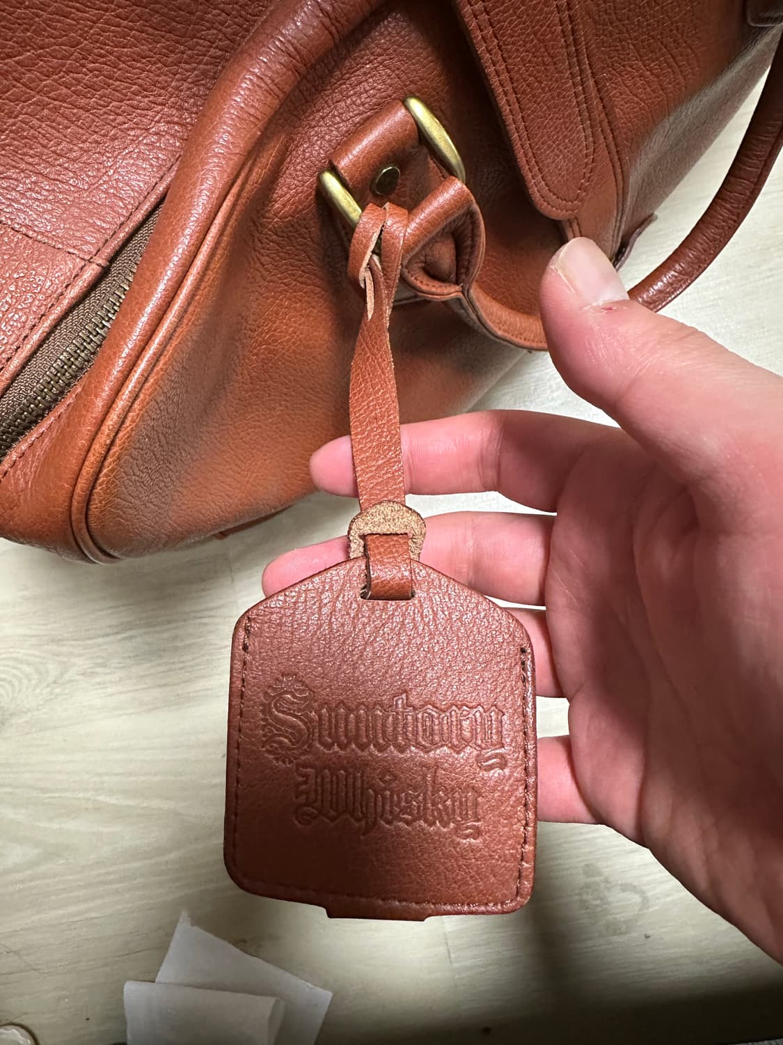 PORTER x Suntory Whisky 레더 가먼트백 / 브리프케이스 상품이미지2