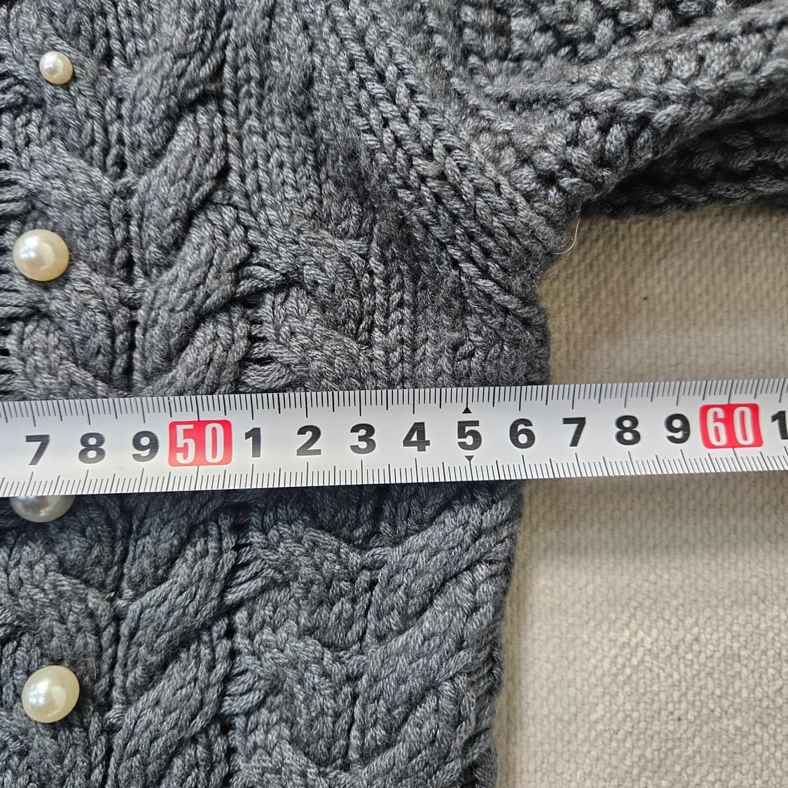 M66 센존블루라벨 케이블 니트 가디건 0309Y 상품이미지5