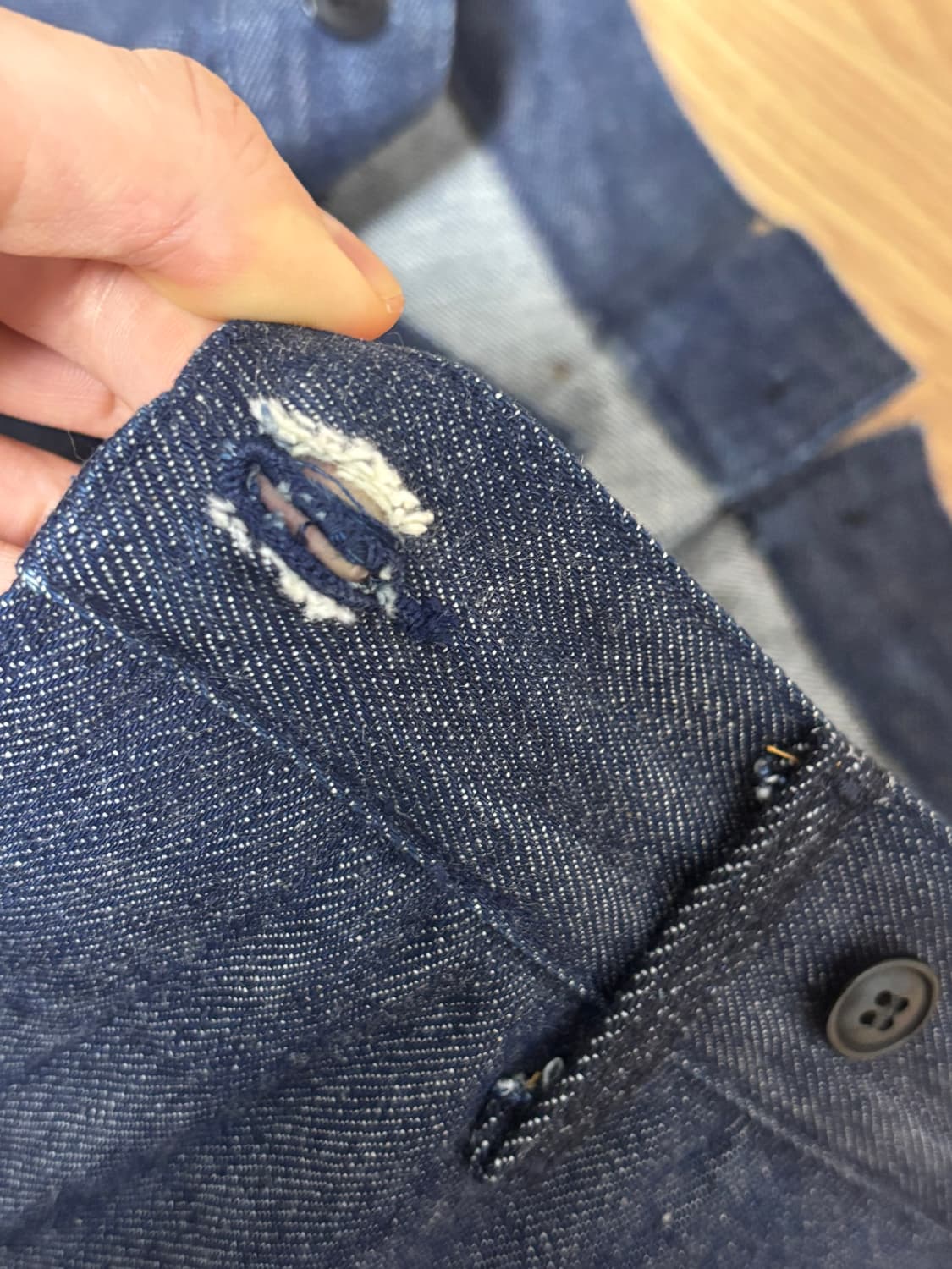 코모리 데님 오버팬츠 2사이즈 상품이미지5