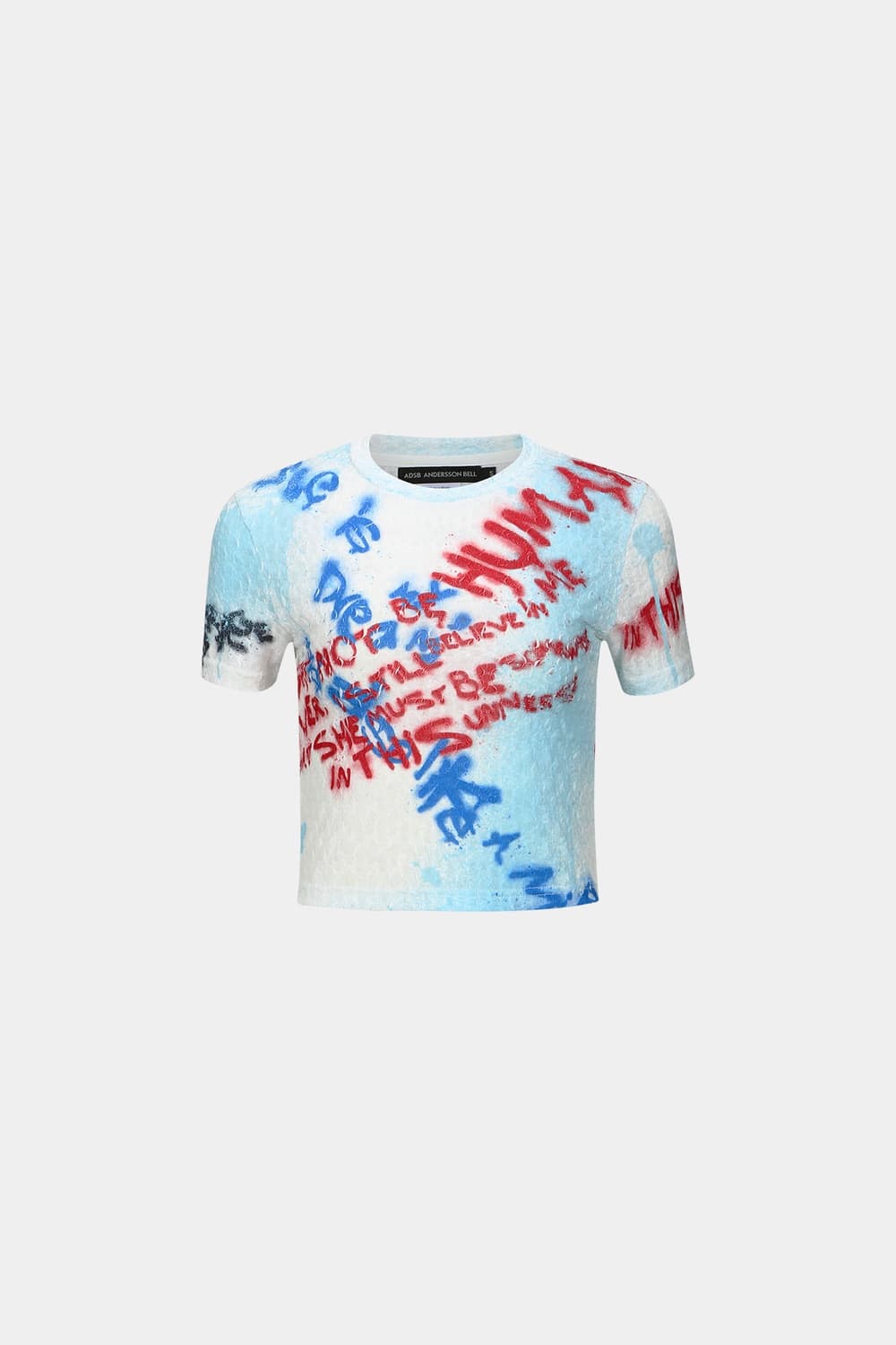 Anderson Bell 앤더슨벨 제니 스프레이드 크롭 베이비 티셔츠 S 상품이미지5