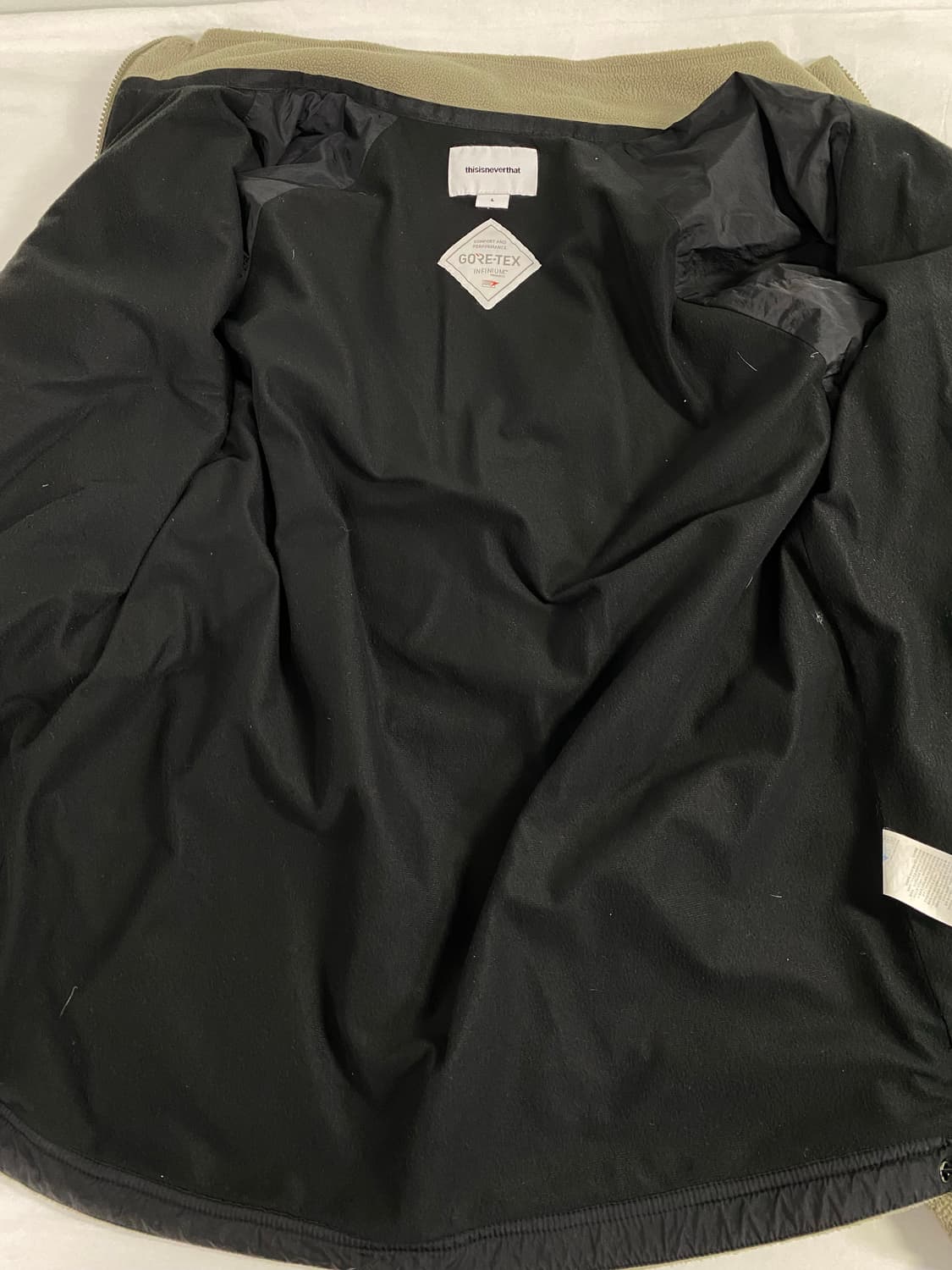 디스이즈네버댓 고어텍스 플리스 집업 자켓 L 상품이미지6