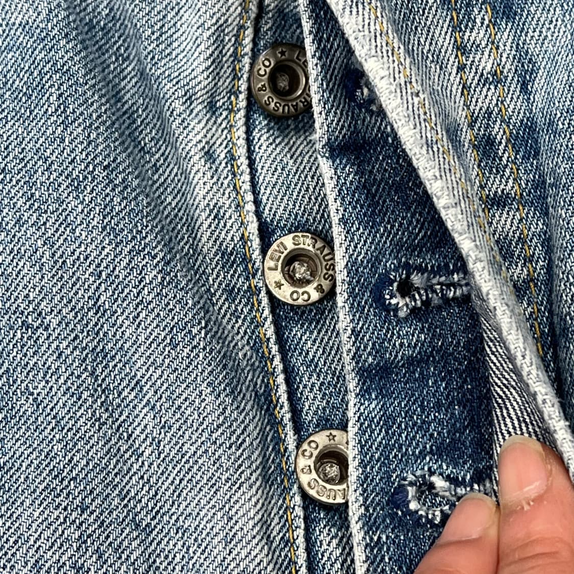 리바이스 701 빅E 데님팬츠 s09762 상품이미지7