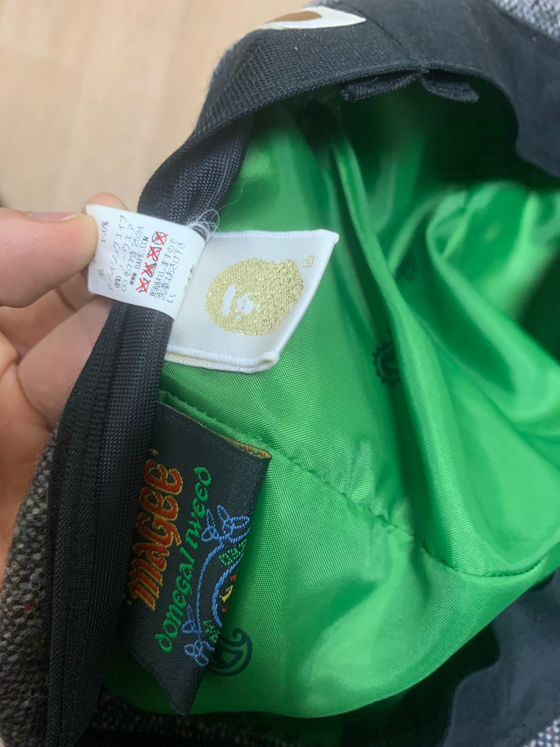 베이프 A Bathing Ape BAPE 뉴스보이 캡 모자 상품이미지5