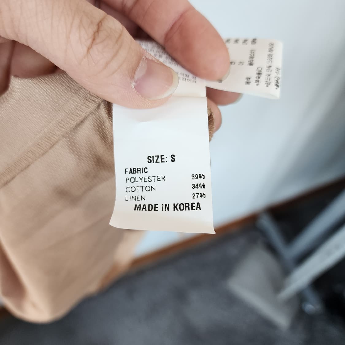 zooc 베이지 반팔 원피스 상품이미지9