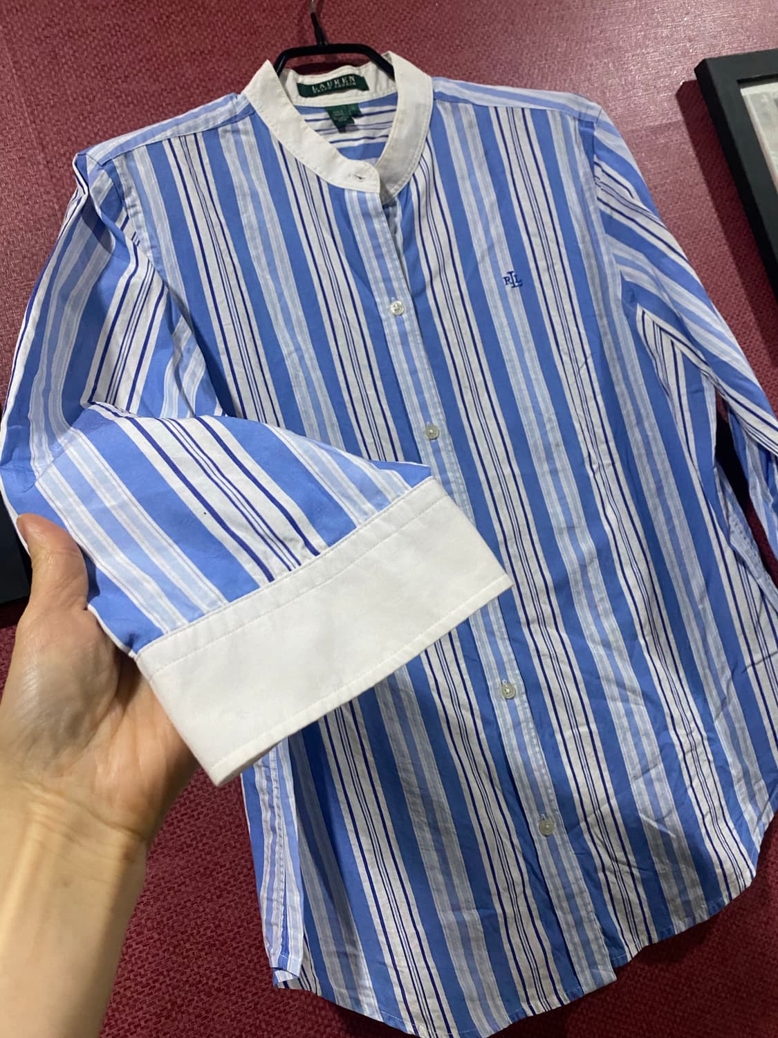 로렌 랄프 로렌 스트라이프 셔츠 M(정품) 상품이미지4