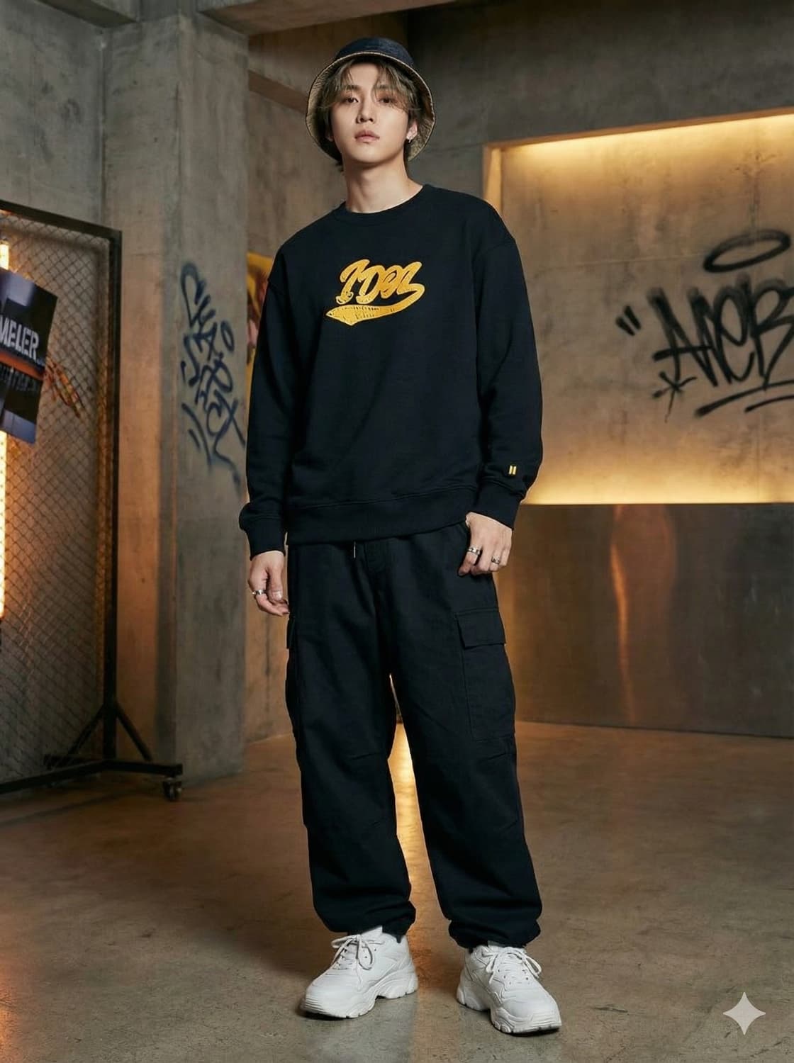 방탄소년단 공식 MD IDOL 아이돌 아트워크 맨투맨 상품이미지1