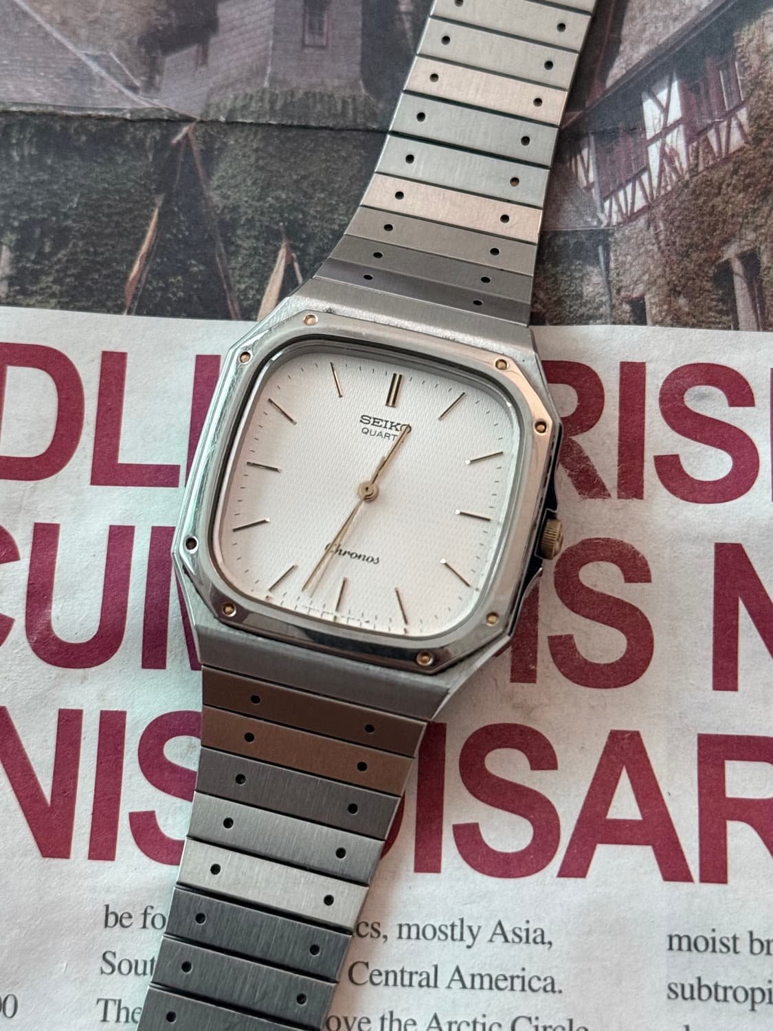 세이코 Seiko 쿼츠 크로노스 옥타콘 스퀘어  상품이미지1