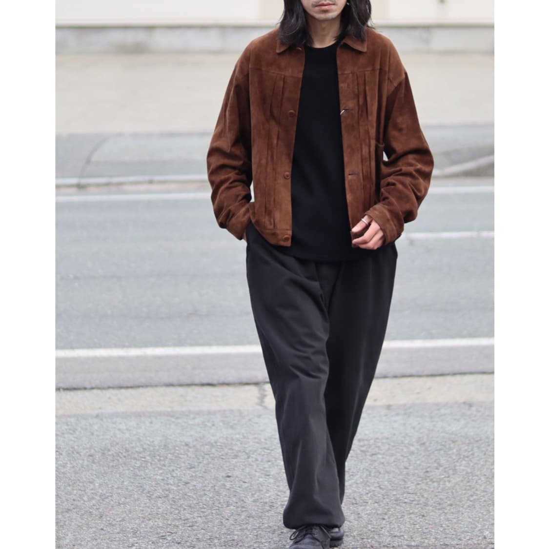 [3] COMOLI 코모리 스웨이드 타입 1 브라운 상품이미지8