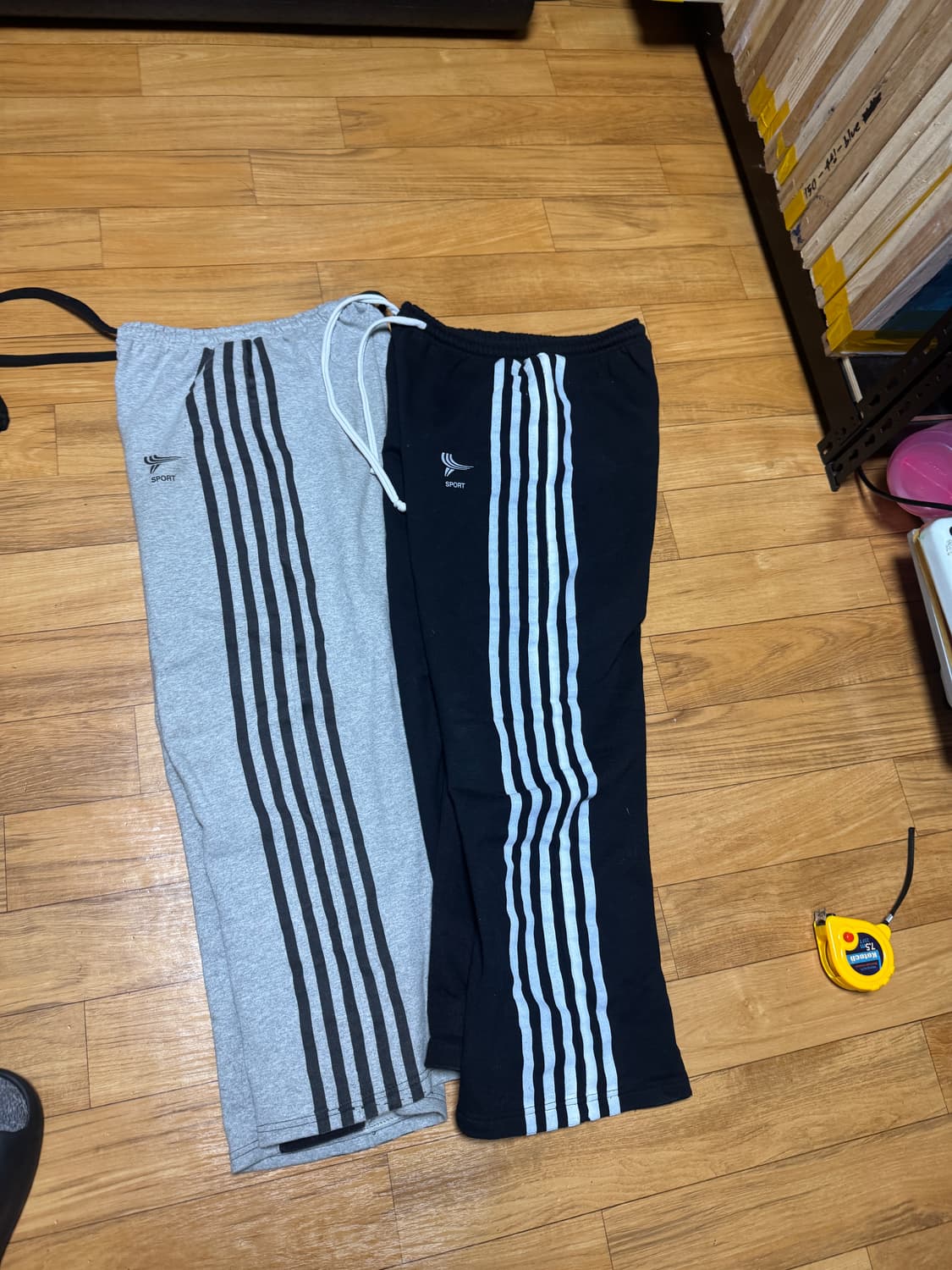 Yori sports 블랙 트레이닝 팬츠 상품이미지5