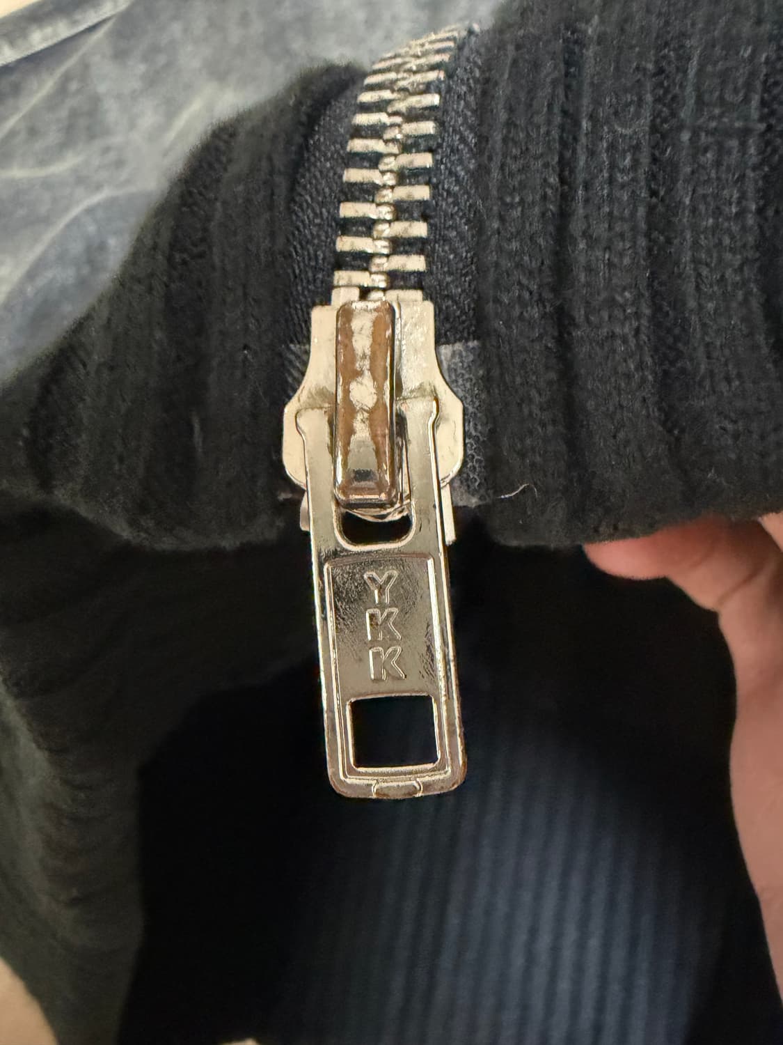 [L] 노페이스 스튜디오 카고 봄버 데님 자켓 블랙 상품이미지10