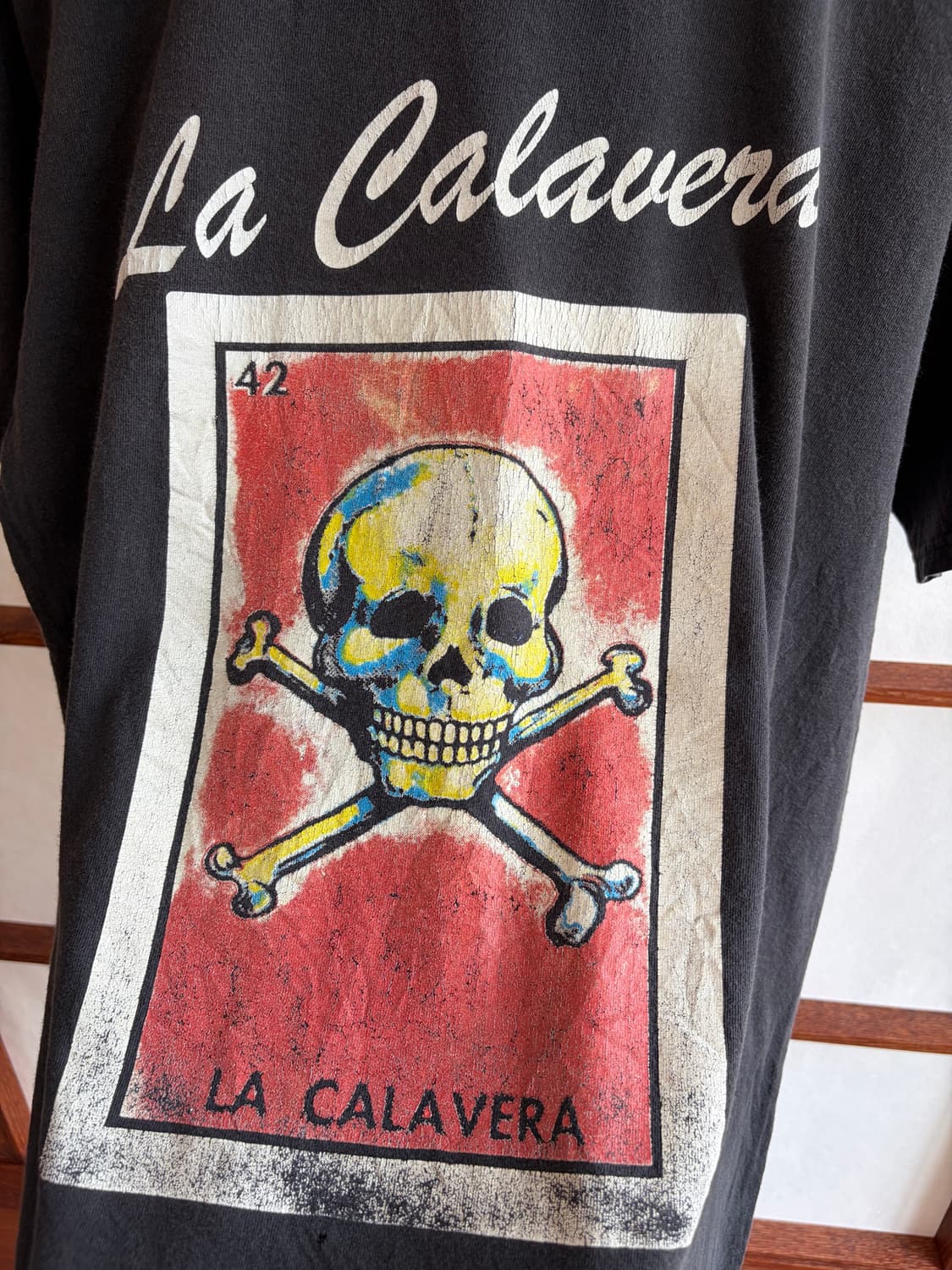 빈티지 Loteria 스컬 티 100  상품이미지4