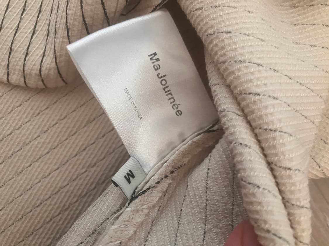 마조네 스트라이프 셔츠 M 상품이미지5