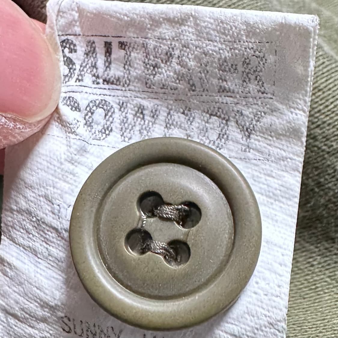 솔트 워터 카우보이 밀리터리 자켓   상품이미지7