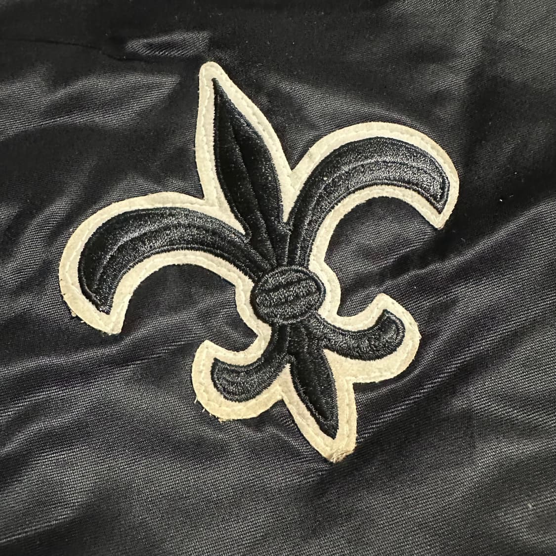 80s Chalk Line New Orleans 로고 새틴 자켓 상품이미지4