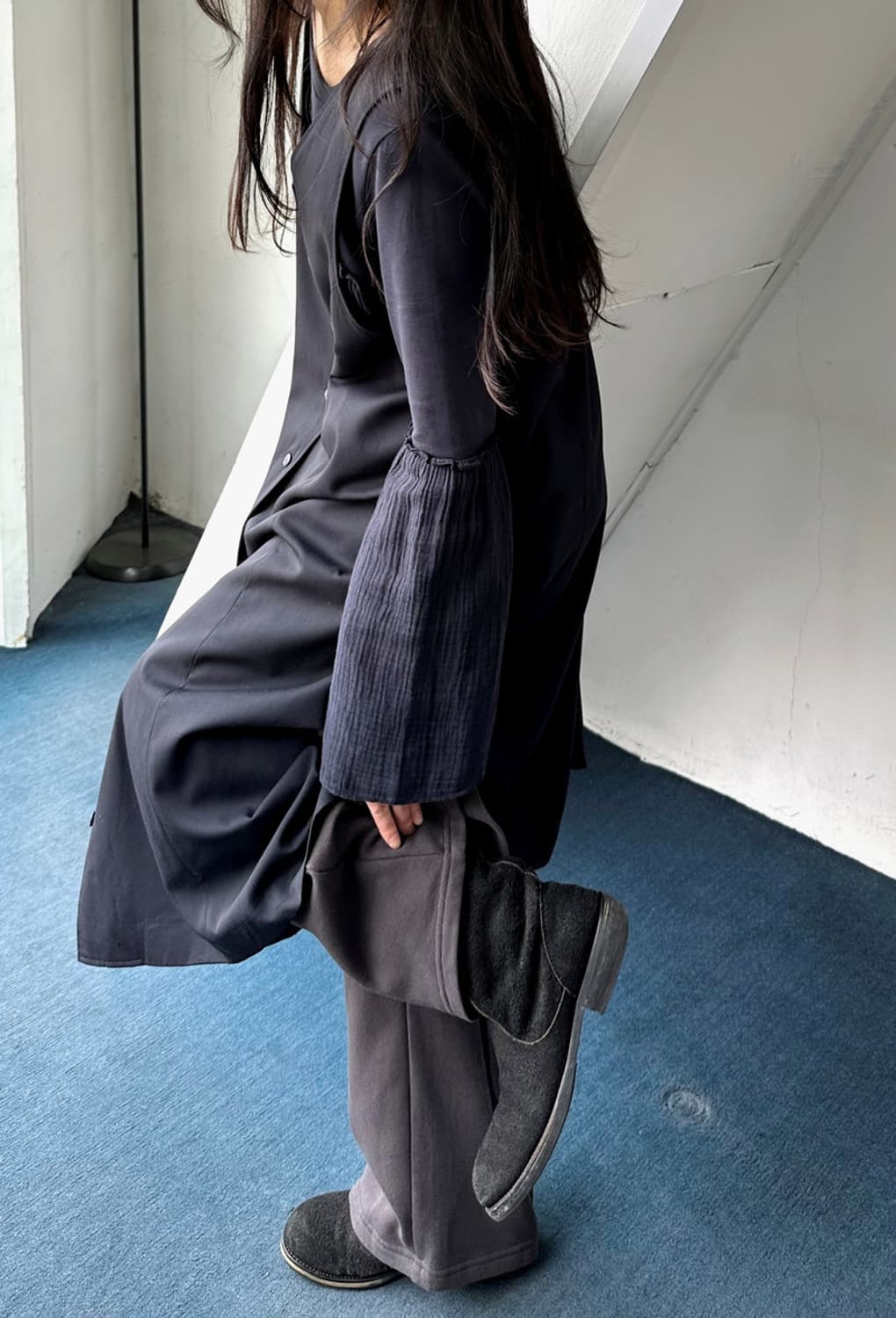 Poly rayon design 2way dress 상품이미지6