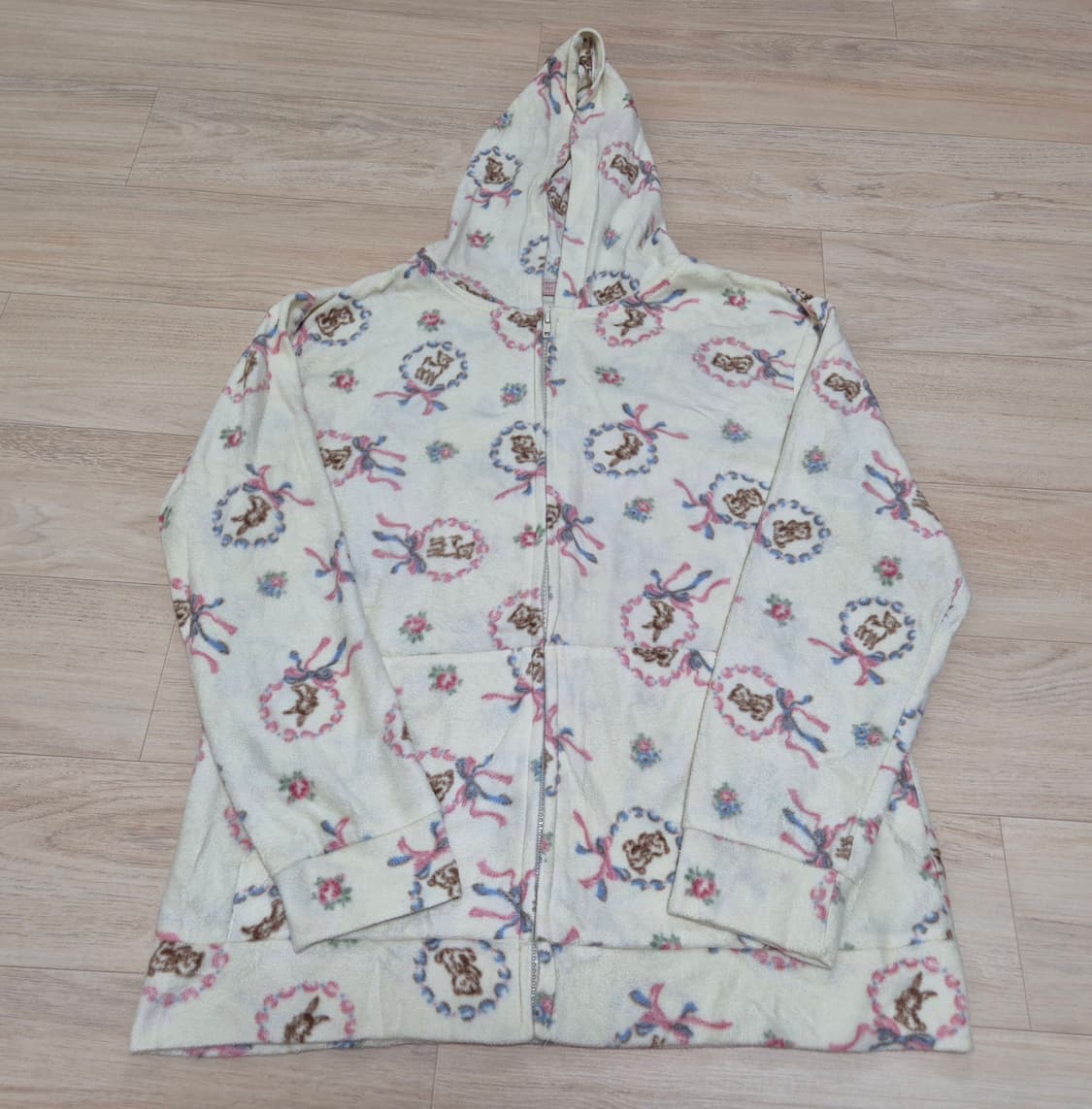 빈티지 리본 테디베어 홈웨어 세트  상품이미지2