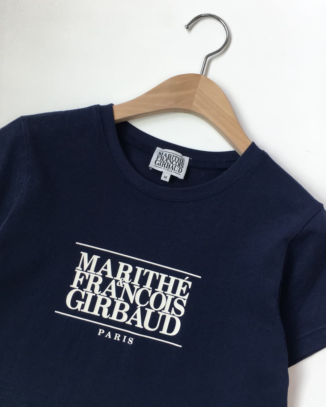 Marithe 마리떼 네이비 크롭 티셔츠 상품이미지4