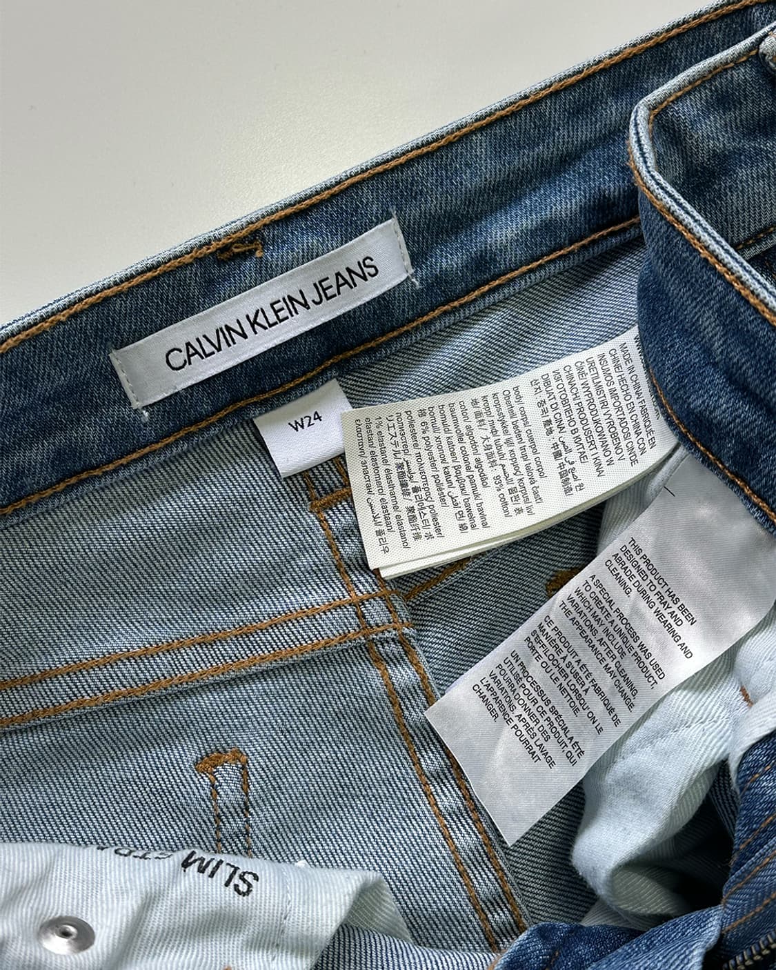 캘빈클라인 데님 스키니 팬츠 상품이미지5
