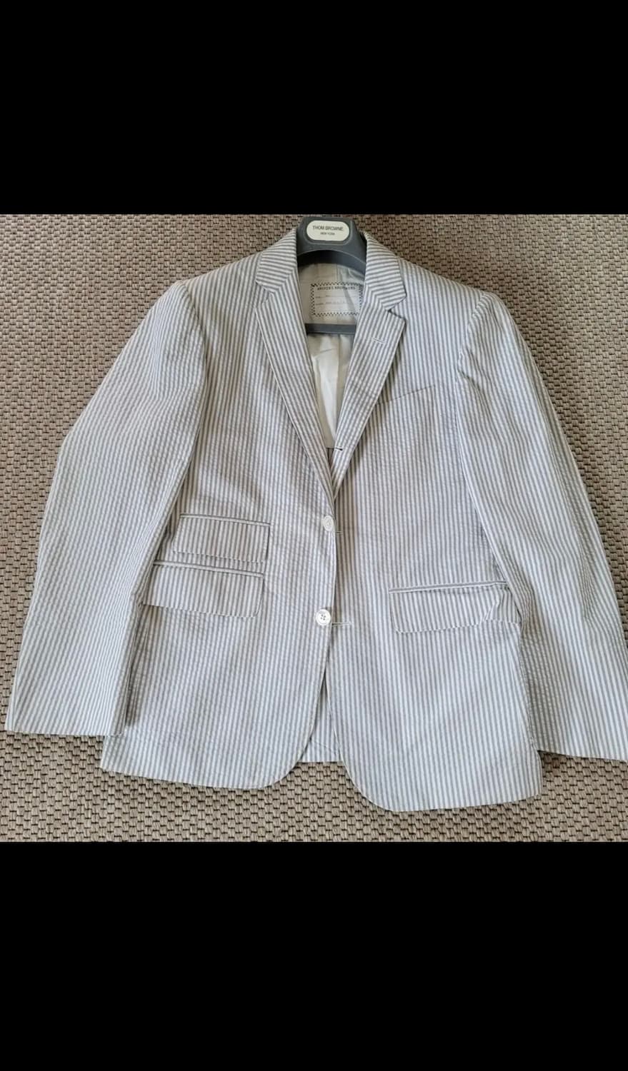 톰브라운 브룩스브라더스 정통 시어서커 블레이저 블랙 프리스 프레피 상품이미지7